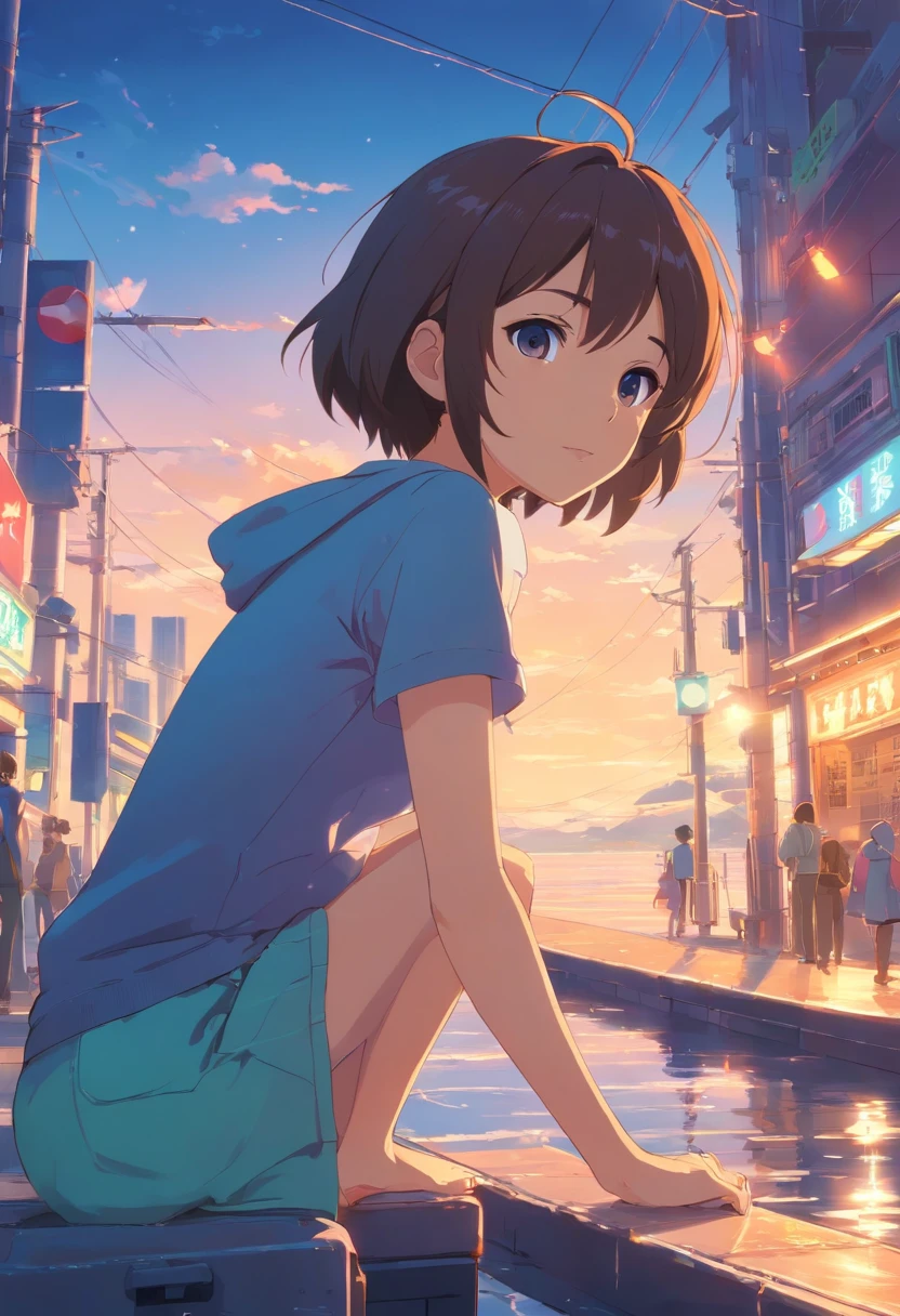 ,computadores pessoais, por Kamagurka, por Ai-Mitsu, Directed by: Kobayashi Kiyochika, por Kubisi 🚿🗝📝, Directed by: Eizan Kikukawa, 8k!!, 8k!, por Shingei, estilo de arte bonito
