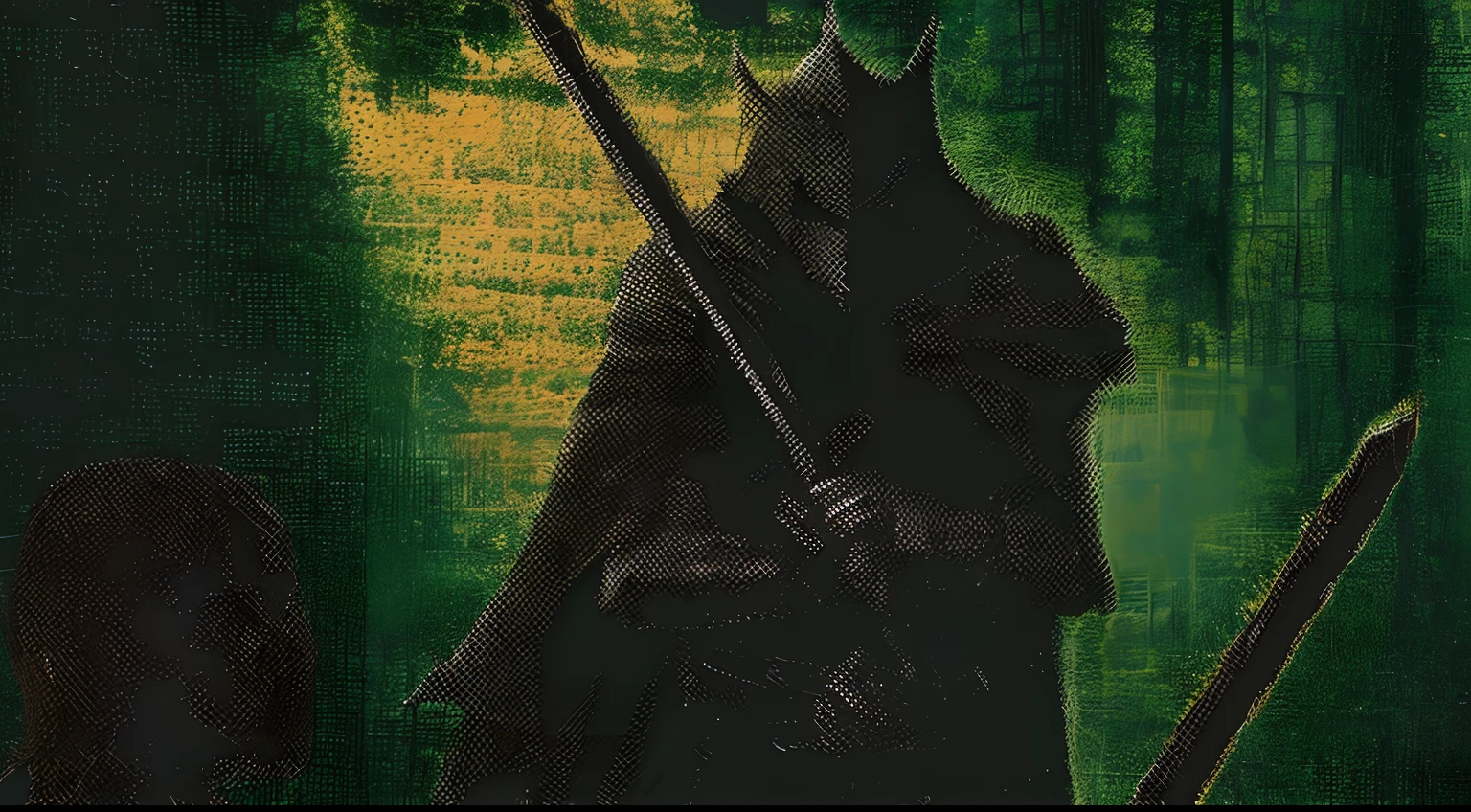 realistic, black cape