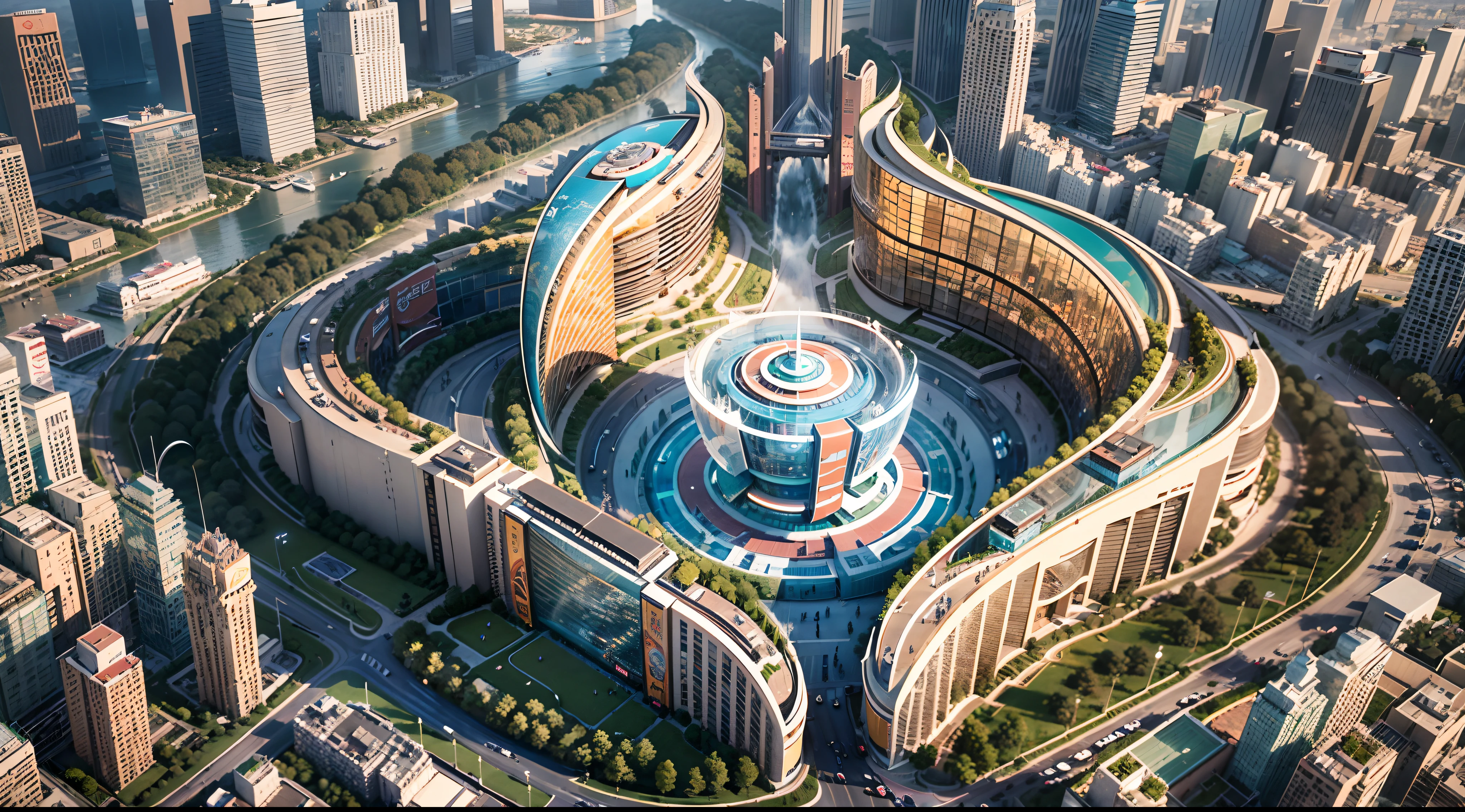 Enter a fascinating vision of the future through captivating futuristic images of the city of Beijing. The towering giant skyscraper is decorated with gold ornaments and a smooth glass curtain wall，pierce the sky, The vibrant lights of the city that never sleeps. In the midst of a bustling cityscape, An iconic giant high-tech building, Its architectural marvels are enhanced in a futuristic style. The city is full of life，Full of life。，Full of life。，Full of life。，Full of life。，Full of life。，Full of life。，Full of life。，Full of life。，Full of life。，Full of life。，Full of life。，Full of life。，Full of life。，Full of life。，Full of life。，Full of life。，Full of life。，Full of life。，Full of life。，Full of life。，Full of life。，Full of life。，Full of life。，Full of life。，Full of life。，Full of life。，Full of life。，Full of life。，Full of life。，Full of life。，Full of wealth。，Full of luxury。，Full of technology。。, State-of-the-art technology blends seamlessly with traditional Chinese luxury urban fabric. This stunning work of art, Use Pixai to bring powerful AI models to life, Show the limitless creativity and possibilities of our imagination. Experience the future of the cityscape at Pixai，Immerse yourself in a visionary world of art，{China-style}