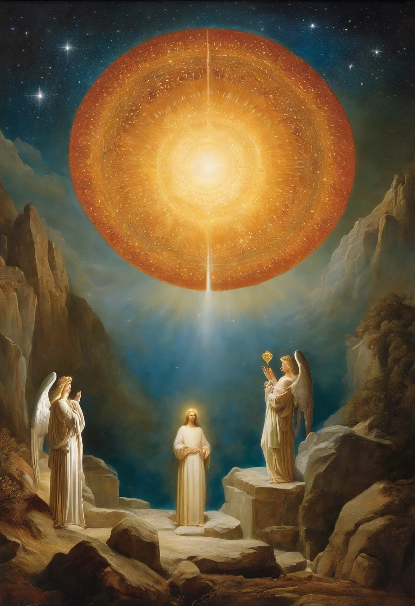 In Dante's Divine Comedy, specifically in the part known as Ninth heaven: the crystalline celestial sphere, it is the dwelling of angels. This part of the work shows the perfection of love for God.