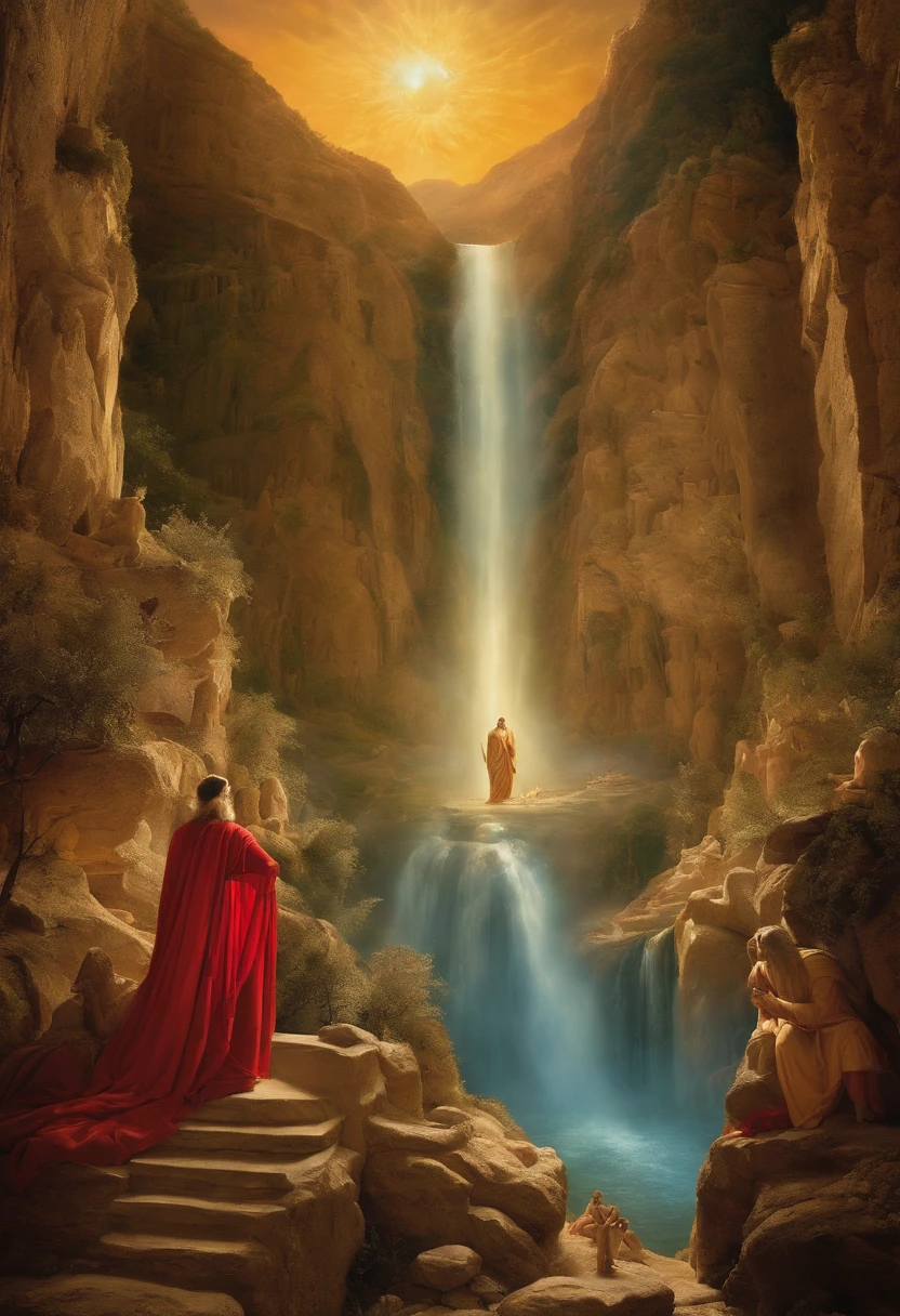 In Dante's Divine Comedy, specifically in the part known as Tenth Heaven: the Supreme Heaven (Emperio), it is the dwelling place of the Triune God and all saved souls. This part of the work shows that love for God is infinite.