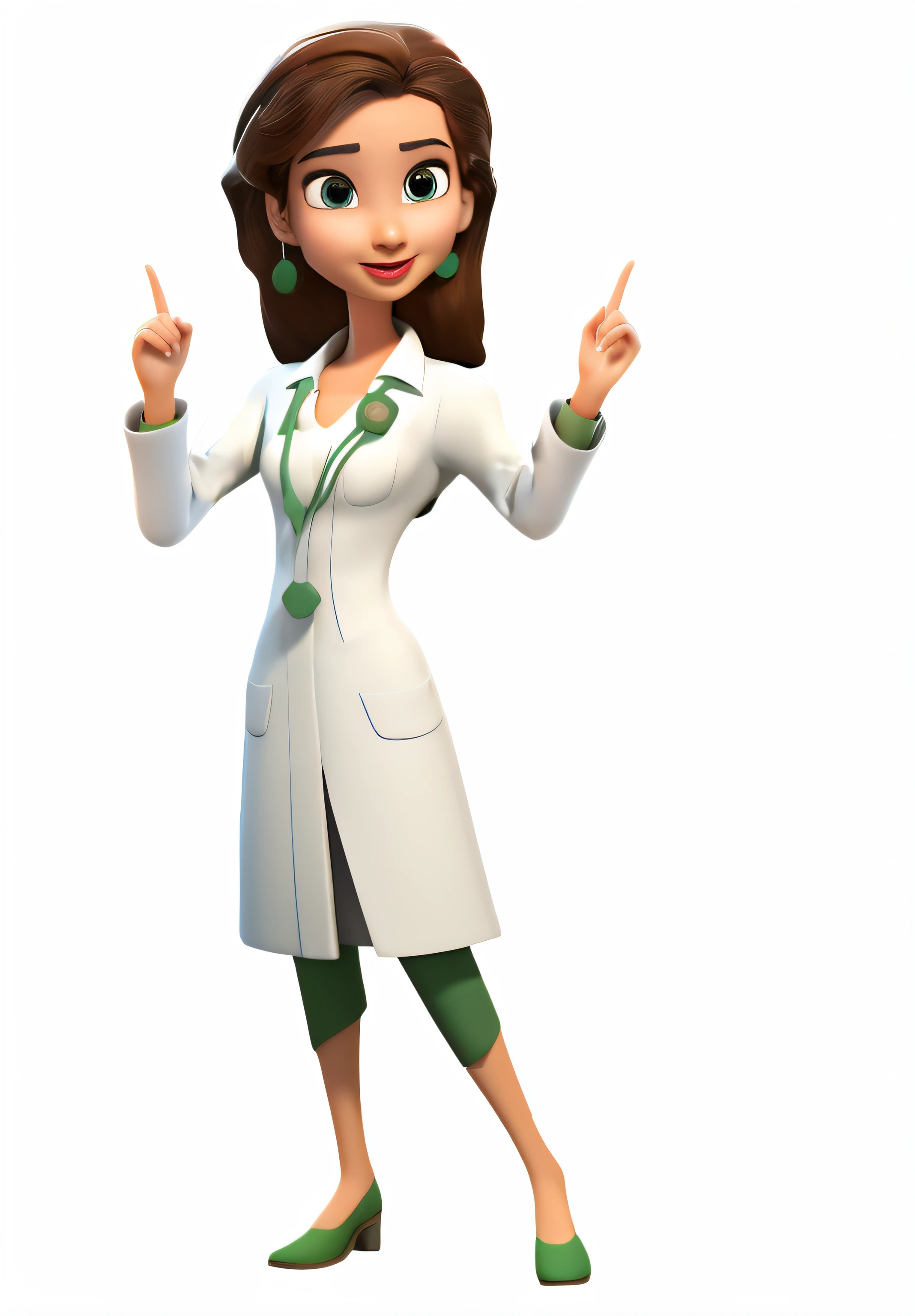 Seamless lab coat on arms, Flawless lab coat on arms
