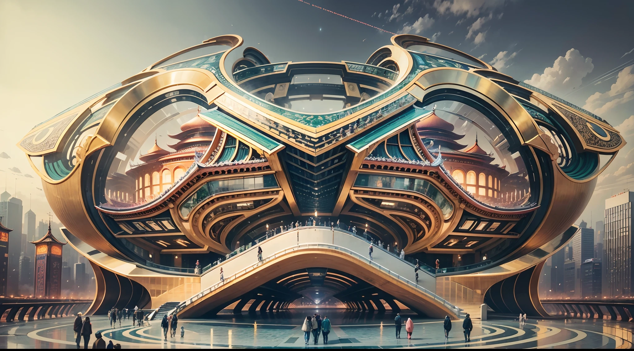 Enter a fascinating vision of the future through captivating futuristic images of the city of Beijing. The towering giant skyscraper is decorated with gold ornaments and a smooth glass curtain wall,pierce the sky, The vibrant lights of the city that never sleeps. In the midst of a bustling cityscape, An iconic giant high-tech building, Its architectural marvels are enhanced in a futuristic style. The city is full of life,Full of life。,Full of life。,Full of life。,Full of life。,Full of life。,Full of life。,Full of life。,Full of life。,Full of life。,Full of life。,Full of life。,Full of life。,Full of life。,Full of life。,Full of life。,Full of life。,Full of life。,Full of life。,Full of life。,Full of life。,Full of life。,Full of life。,Full of life。,Full of life。,Full of life。,Full of life。,Full of life。,Full of life。,Full of life。,Full of life。,Full of life。,Full of wealth。,Full of luxury。,Full of technology。。, State-of-the-art technology blends seamlessly with traditional Chinese luxury urban fabric. This stunning work of art, Use Pixai to bring powerful AI models to life, Show the limitless creativity and possibilities of our imagination. Experience the future of the cityscape at Pixai,Immerse yourself in a visionary world of art,{China-style}