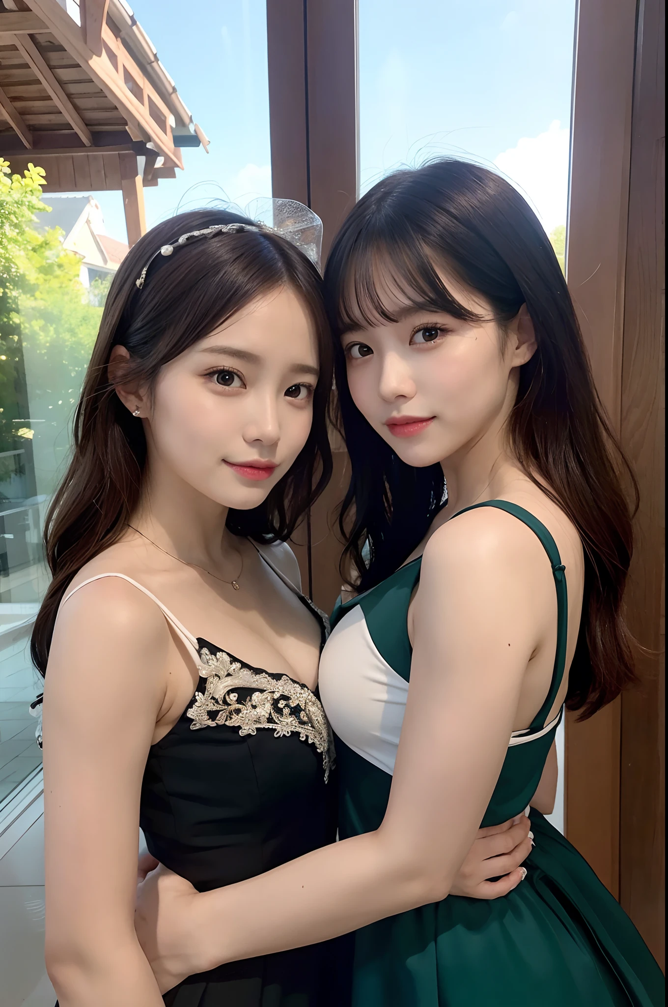 a couple　beauty and beast　naturey