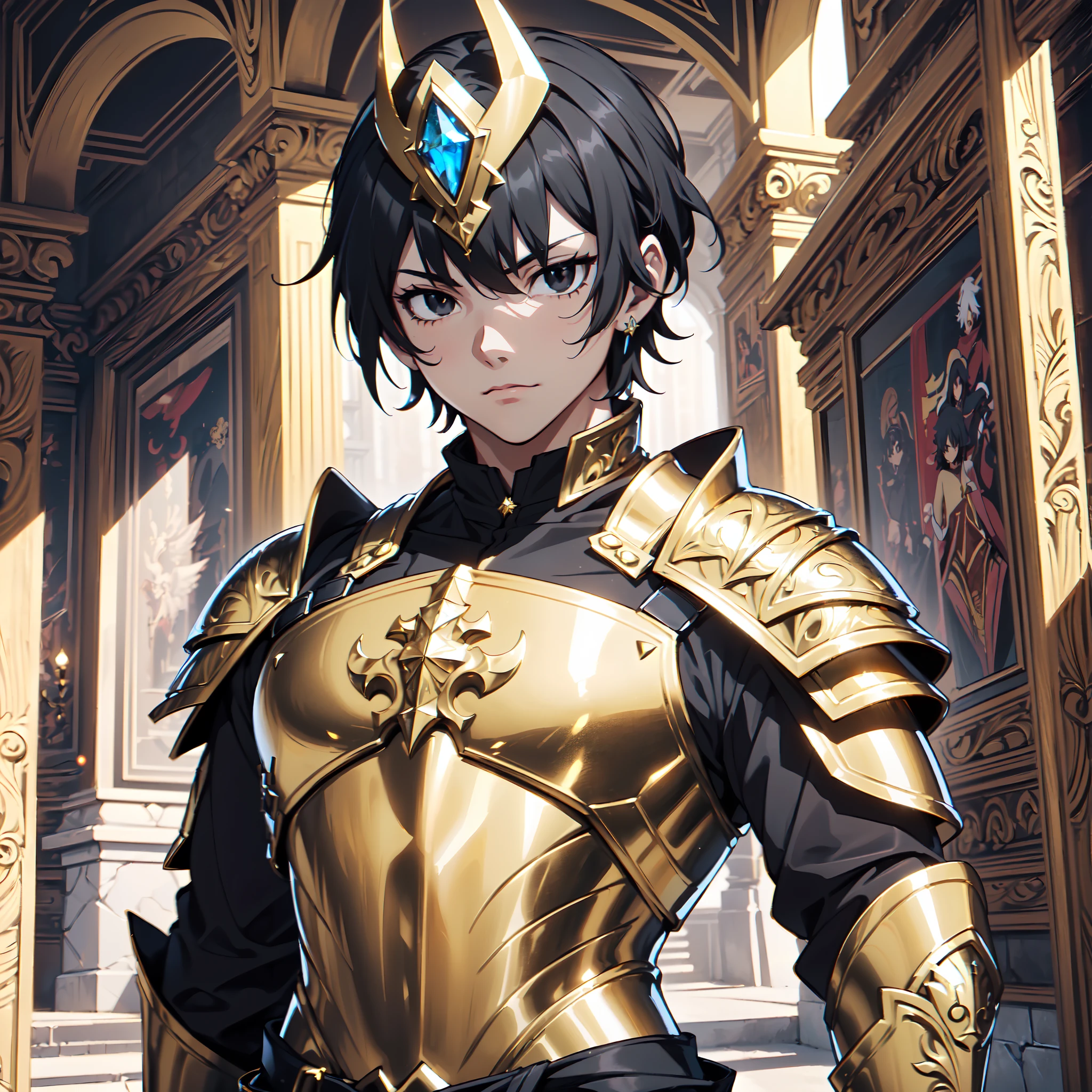 128K Ultra High Definition,
128K Ultra High Quality,
128K Ultra High Resolution,
Best Definition,
Best Quality,
Best Resolution,
Perfectly Detailed,
Perfectly Designed,
Extremely Detailed,
Extremely Designed,
Hyper Detailed,
Hyper Definition,
Hyper Quality,
Hyper Resolution,
Masterpiece,
(((Anime))),
Body Shot,
(((Boy))),
Handsome,
Muscular Body,
(((Black Short Hair))),
(((Black Eyes))),
(((Hyper Detailed & Perfectly Designed Gold Armor Plates))),
(((Hyper Detailed & Perfectly Designed Engraving Jeweled Baron Armor With Headpiece))),
(((Inside Of Medieval Royal Palace Background Scenery))),