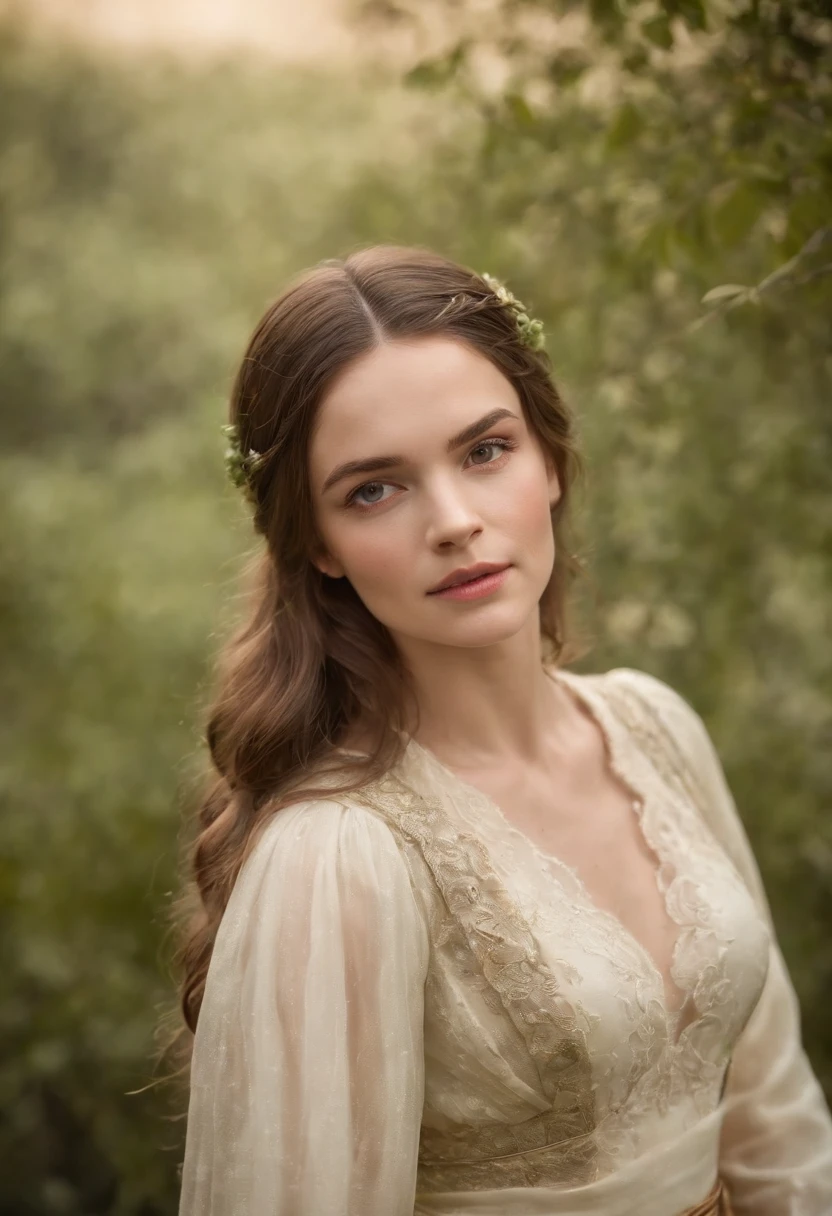 Margot Robbie (best quality,4k,8k,highres,masterpiece:1.2),ultra-detailed,(realistic,photorealistic,photo-realistic:1.37),oil painting,impressionism-style artwork,masterpiece imitation,beautiful detailed face,delicate brushwork,vivid colors,natural lighting,serene atmosphere,soft brushstrokes,elegant pose,nude female model,graceful figure,sunflower in the background,subtle color palette,impressionistic background scenery,meticulous attention to detail,impressionistic texture,profound emotion,yearning expression,romantic aesthetic,splendid composition,harmonious color scheme,delicate balance between light and shadow,fine facial features,impressionistic portrait,breathtaking artwork,magical ambiance,ethereal beauty,tranquil garden setting,serene and dreamy ambiance,whimsical and poetic atmosphere,emotional connection with the viewer,sophisticated brushwork