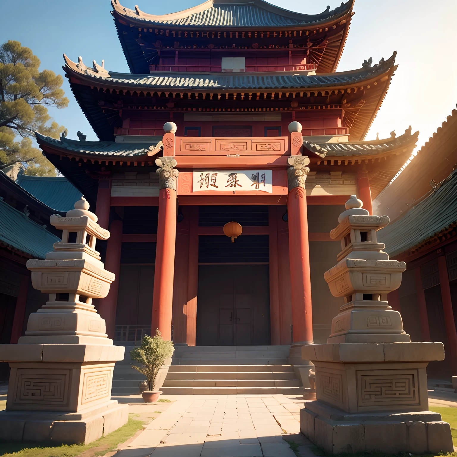 Cleanup scenarios, China, Chinese culture, vivd colour, runner, Heaven