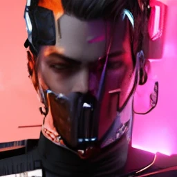 Change background cyberpunk handsome boy, realistic face,8k, ultra realistic,