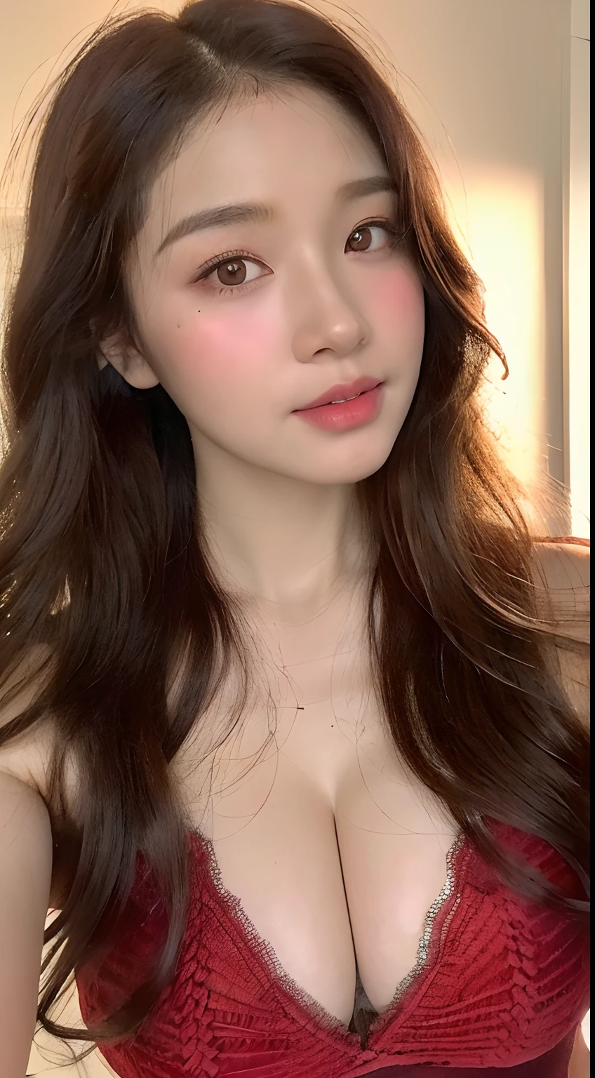 (8K、RAW Photos、Highest quality、masterpiece:1.2)、(Realistic、Realistic:1.37)、Super detailed、Ultra-high resolution、(((Big breasts that are about to spill out)))、(((Beautiful and well-proportioned face、Attention to detail