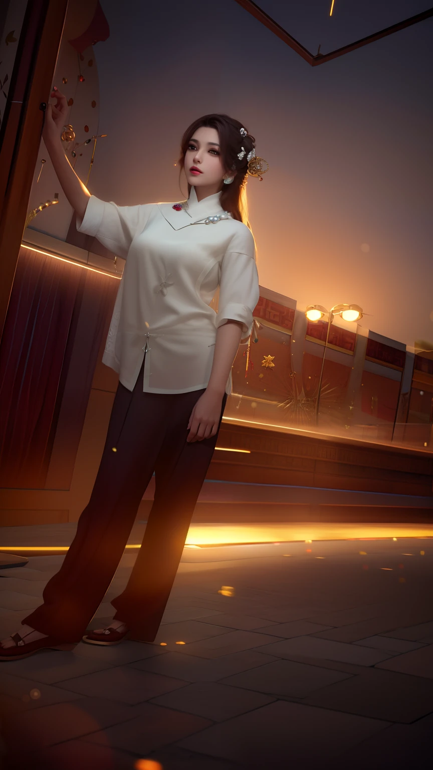 best quality, masterpiece, highres, 1girl,china dress,hair ornament,necklace, jewelry,Beautiful face,upon_body, tyndall effect,photorealistic, dark studio, rim lighting, two tone lighting,(high detailed skin:1.2), 8k uhd, dslr, soft lighting, high quality, volumetric lighting, candid, Photograph, high resolution, 4k, 8k, Bokeh,