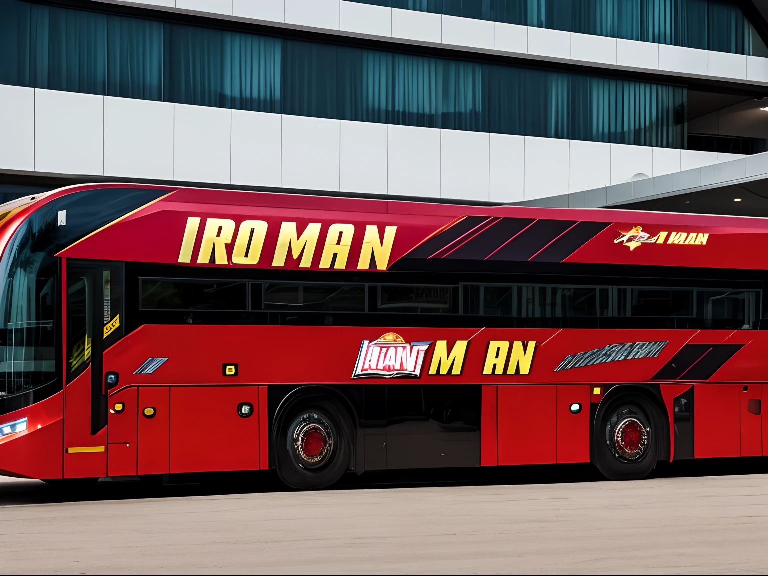 Iron Man bus