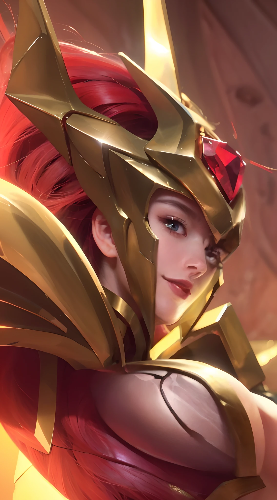 8K, Best Quality, Masterpiece, Ultra Resolution, (Realistic: 1.4), Original Photo, (Realistic Skin Texture: 1.3), (Film Grain: 1.3), (Selfie Angle), Portrait 1 girl, Long hair, Red hair, Big Beautiful Eyes and Face Detail, Masterpiece, Best Quality, Close-up, Crystal