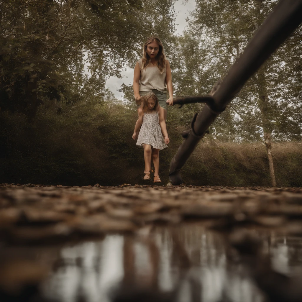 barnet, Puzzle Floor, triste, cabelo escuro, traumatizada, precisando de ajuda,alta qualidade,8k,muitos detalhes, Child-like adult, standingn, I reach out to the child