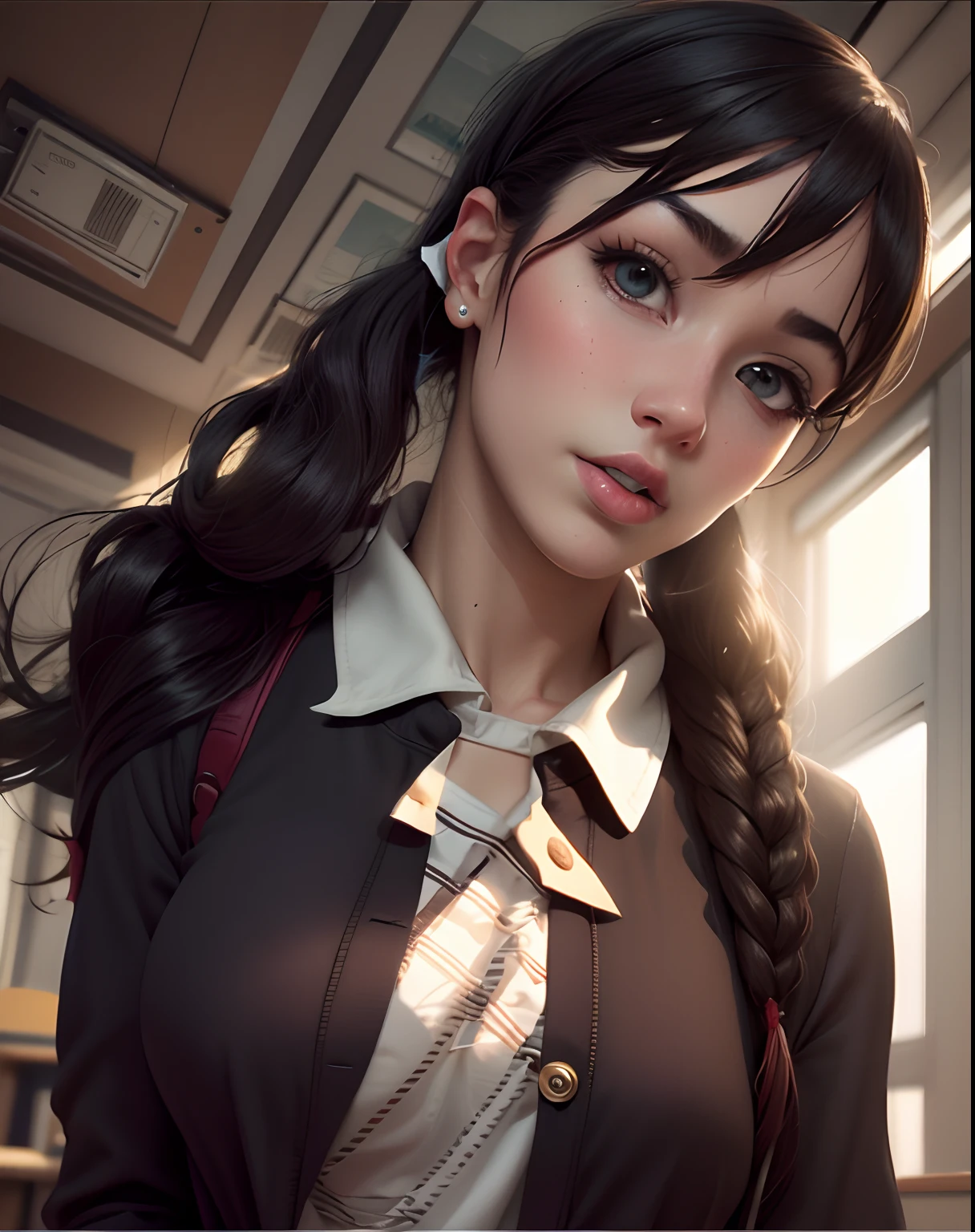 Hot school girl