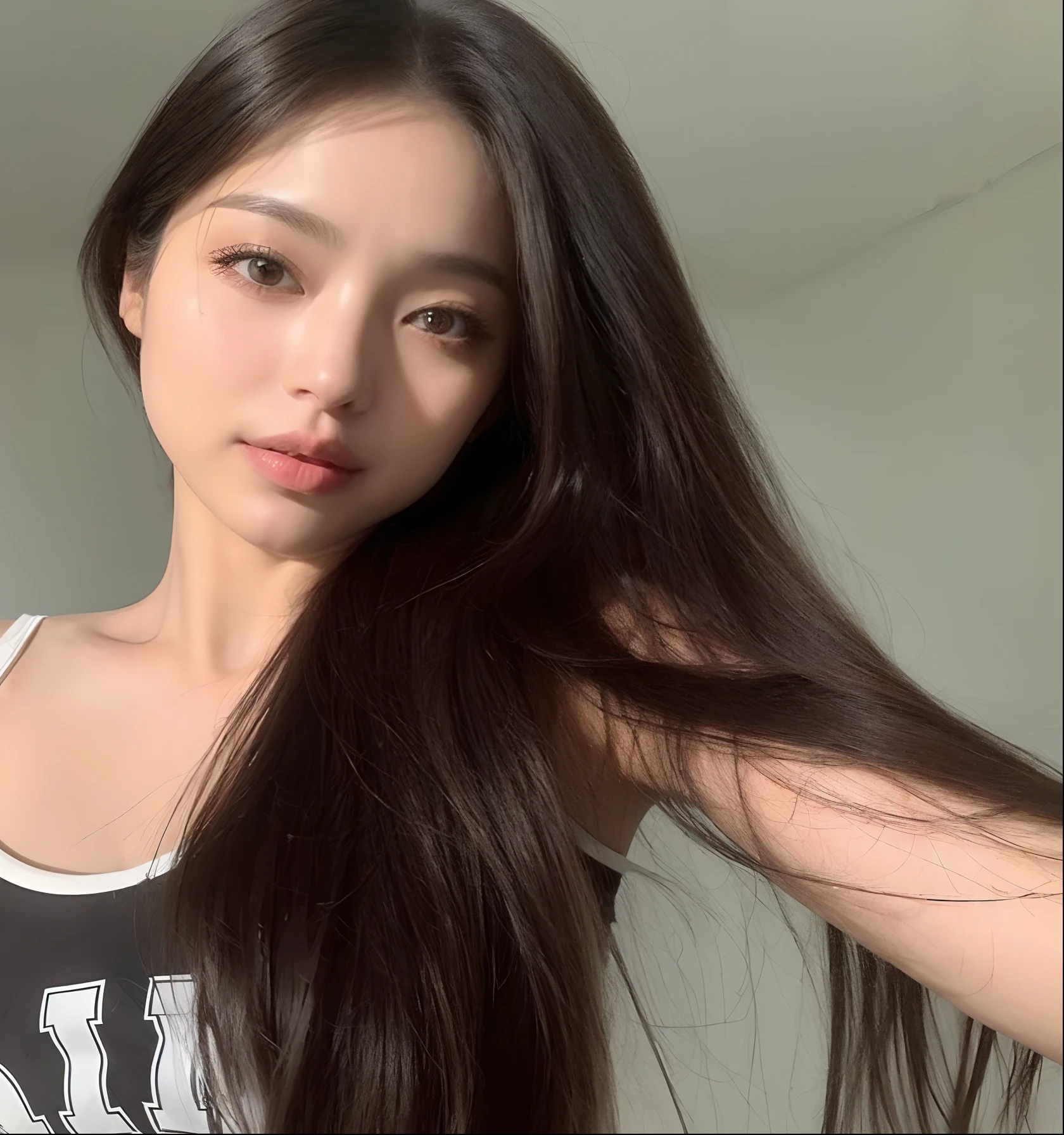 les cheveux brun foncé、yeux marron clair、actrice japonaise、 Dame、j'ai environ 40 ans..........、(détails complexes:1.2)、(Quel est le top??????????:1.4)、 (Ultra haute résolution:1.2)、Ultra haute résolution、(réglage précis)、(traits du visage détaillés)、Hmph、Résolution 8k、Seins taille bonnet D、cheveux longs、Chambre à coucher、maladie、ベッドでmaladie、Placez une serviette sur votre front pour le rafraîchir、Allongé dans son lit、Merci de vous couvrir d'une couverture..、photo du corps entier、Grand angle、vue de dessus、Mets ta tête sur l'oreiller、