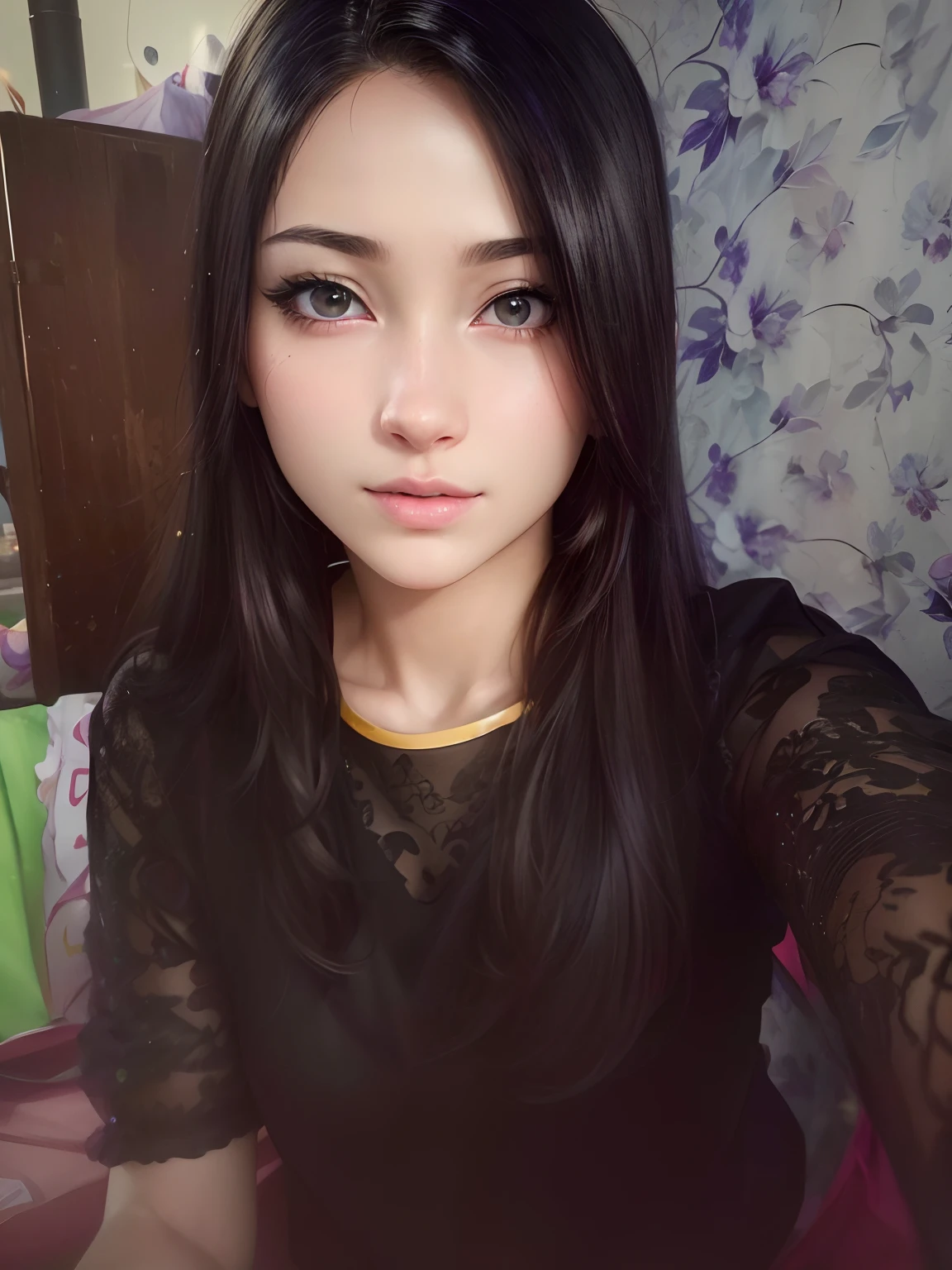 (a)anime character, (best quality,4k,8k,highres,masterpiece:1.2),ultra-detailed,(realistic,photorealistic,photo-realistic:1.37),girl with (bright,sparkling) eyes, (colorful,vivid) hair, (playful,cute) expression, (dynamic,action) pose, (stylish,fashionable) outfit, (magical, enchanted) background, (soft,gently flowing) breeze.