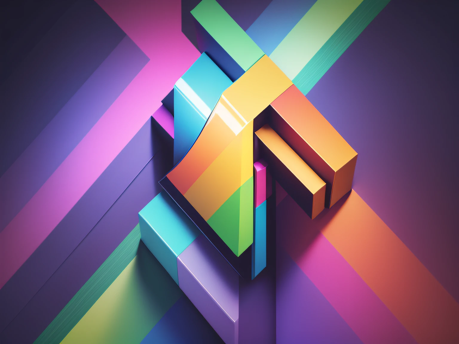 wallpaper, fondo rectangulos y cuadrados geometricos, colores arcoiris, uhd, 8k, alta calidad