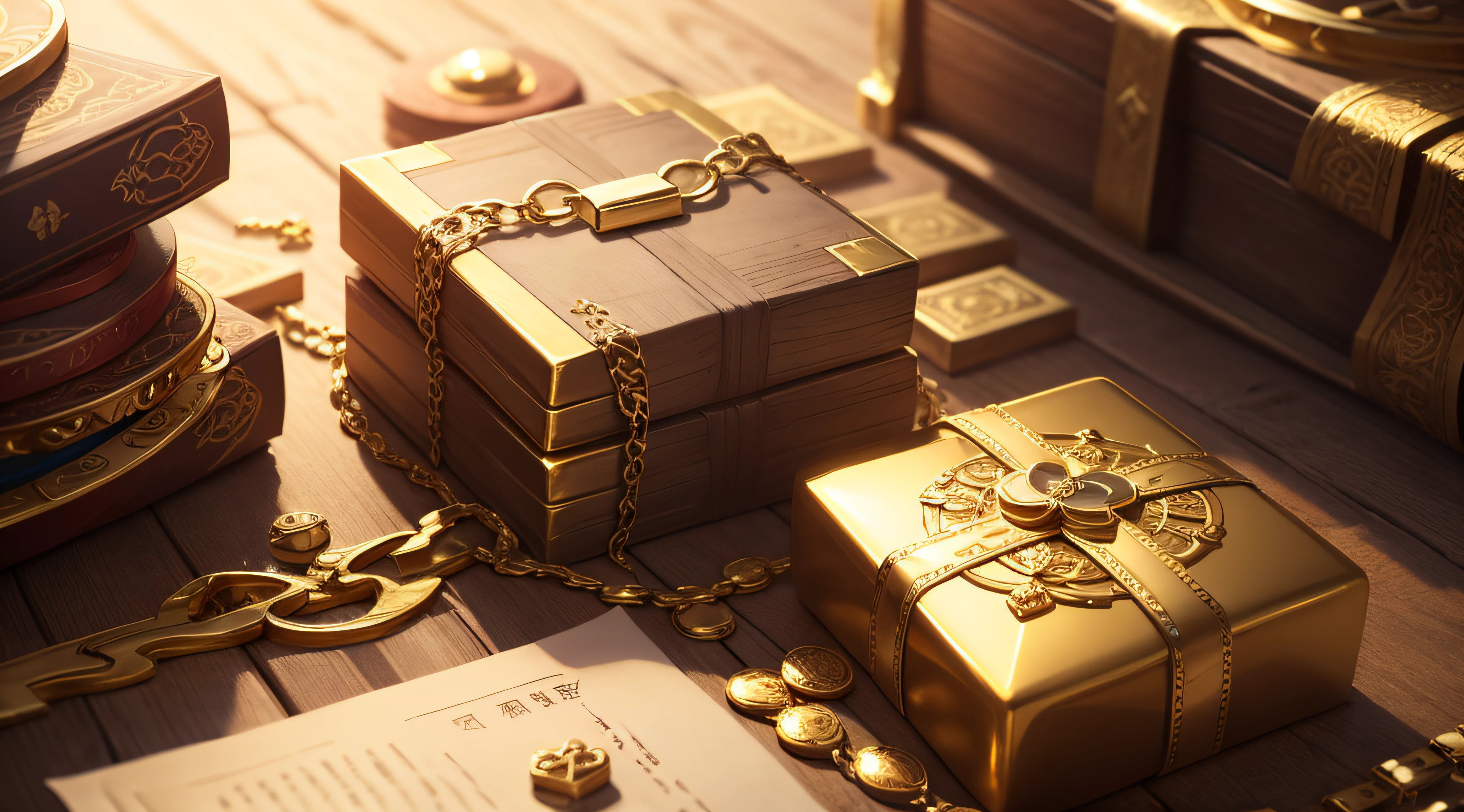 rich, treasure, money, jewelry, gold, fortune