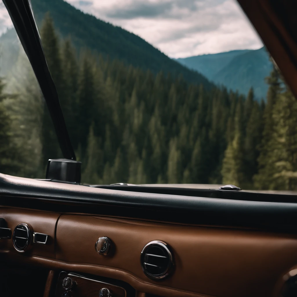 Copy
There is a rack ride through the mountains, drawn in Microsoft Paint, some mountains in the background, forest in the background, hills, mountain view, scenery outside the car window, some trees, in the mountains