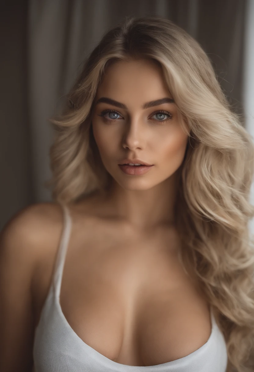 naked woman with matching t and no panties, fille sexy aux yeux bleus, Portrait Sophie Mudd, Portrait de Corinna Kopf, cheveux blonds et grands yeux, selfie of a young woman, ohne Maquillage, maquillage naturel, Look directly into the camera, Visage avec Artgram, dezentes Maquillage, Superbe photo du corps entier, dans la chambre, gros seins, Blonde,well shaped boobs, snowy garden