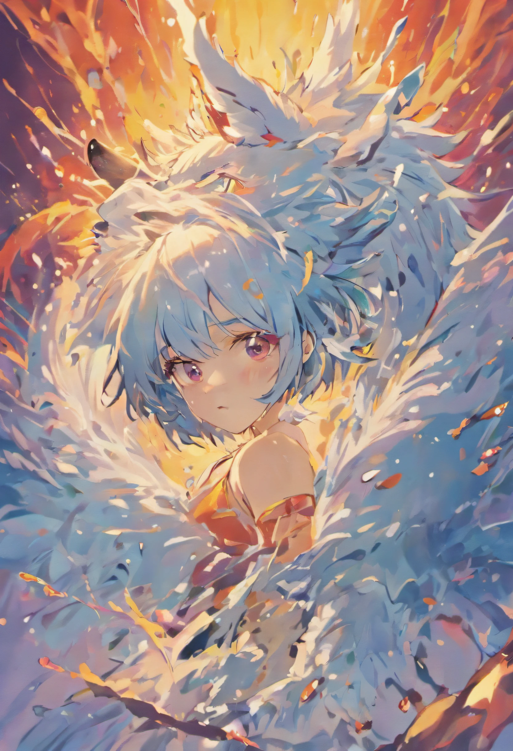 Splash art, a wolf head, ((white background)), piercing eyes, epic Instagram, artstation, splash style of colorful paint, contour, hyperdetailed intricately detailed , unreal engine, fantastical, intricate detail, splash screen, complementary colors, fantasy concept art, 8k resolution, deviantart masterpiece, oil painting, heavy strokes, paint dripping, splash arts