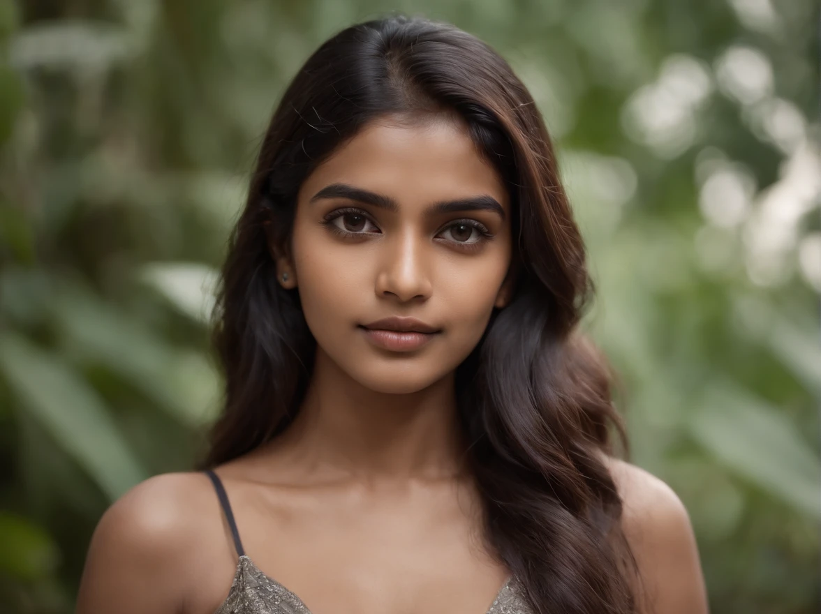 panoramic long shot of a beautiful young south Indian girl, 18-year-old, black top, gentle lighting, reading a book, intricate facial details, flawless complexion, top-notch 3D rendering, hyper-realistic, dynamic pose, old classic , wavy black hair, 50s pin up style, intricate, detailed, DSLR camera , 8K UHD, deep blacks, post processing, nubian nose, protruding teeth, looking down. Symmetrical face. Symmetrical eyes