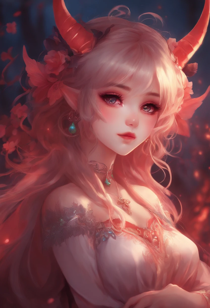 cute demon anime girl