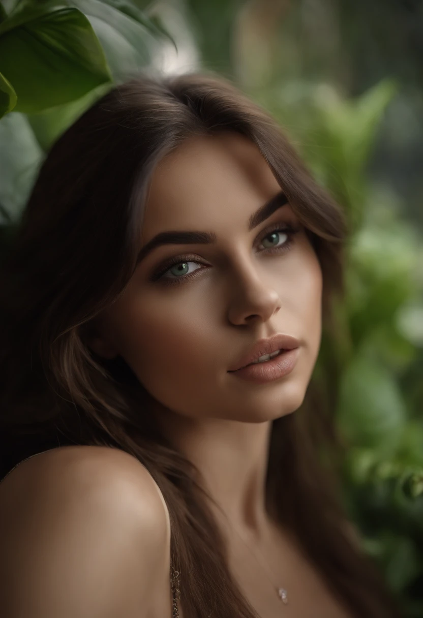Mujer arafed con senos grandes, Chica sexy con ojos verdes, Retrato Sophie Mudd, brown hair and large eyes, selfie de una mujer joven, Ojos del dormitorio, Violeta Myers, sin maquillaje, Maquillaje natural, staring directly into camera, cara con artgram, maquillaje sutil, Impresionante foto de cuerpo completo, penetrantes ojos verdes, beautiful angle, girl, Imagen de cuerpo entero, cuerpo completo, full body shoot, Diosa morena, High detail, pose sexy, club nocturno, partido, fun