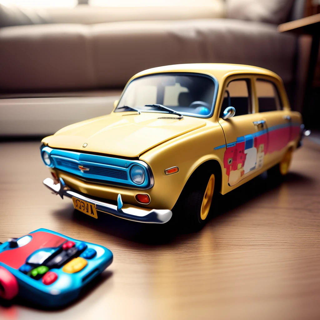 Children's toy car on remote control