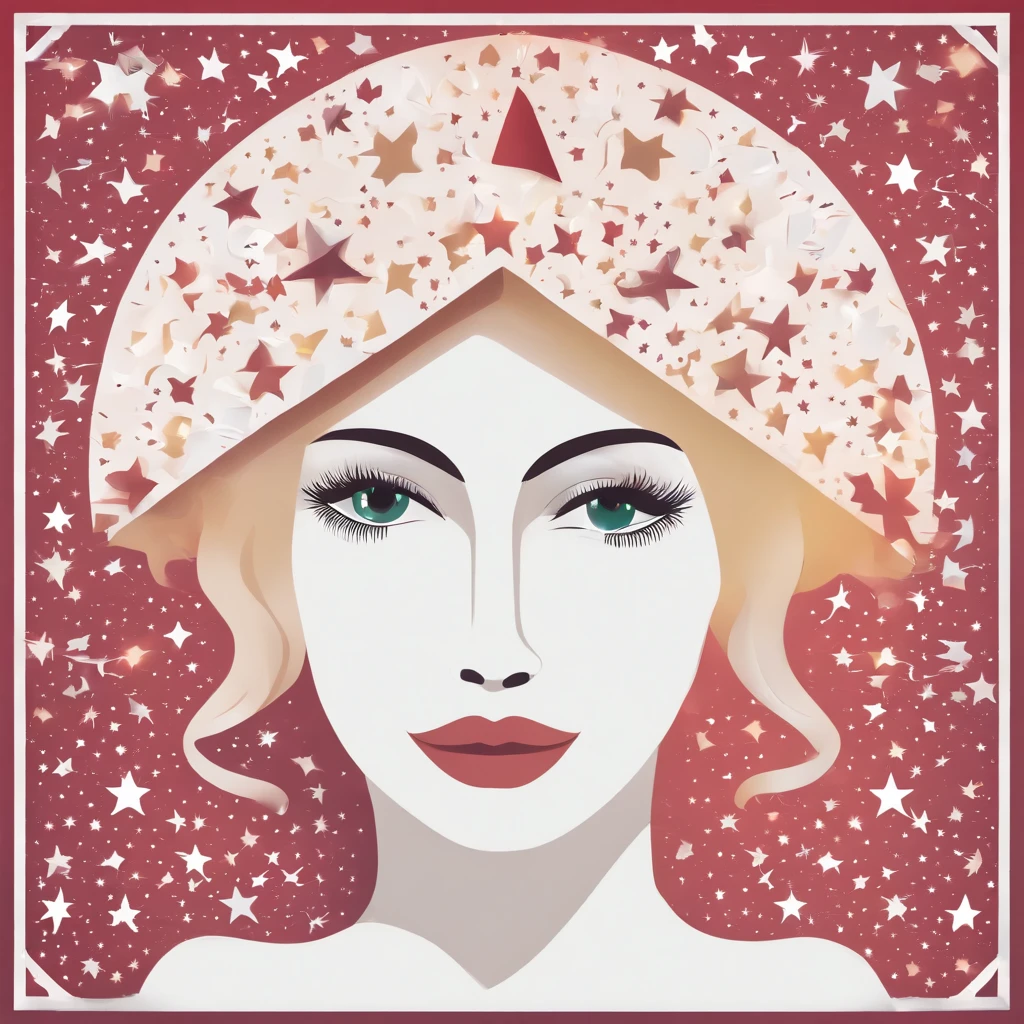 face with eyes made of stars, emoticon