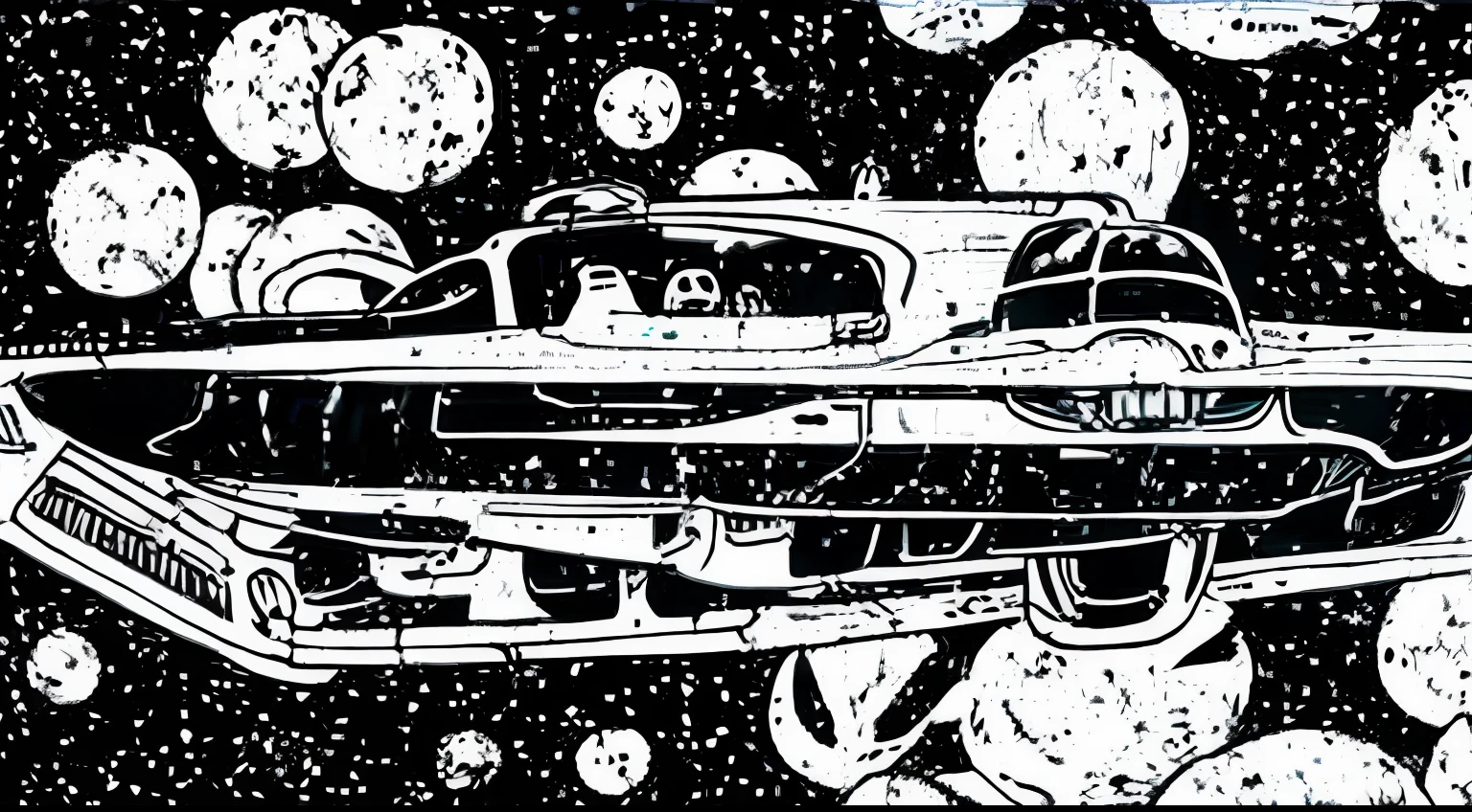 There is a space war with several spaceships destroyed, guerra espacial, daves diferentes, Debris in the air, esplosões, guerra, dynamic lighting, melhor qualidade, detalhado, manga-style, Comic book styles.