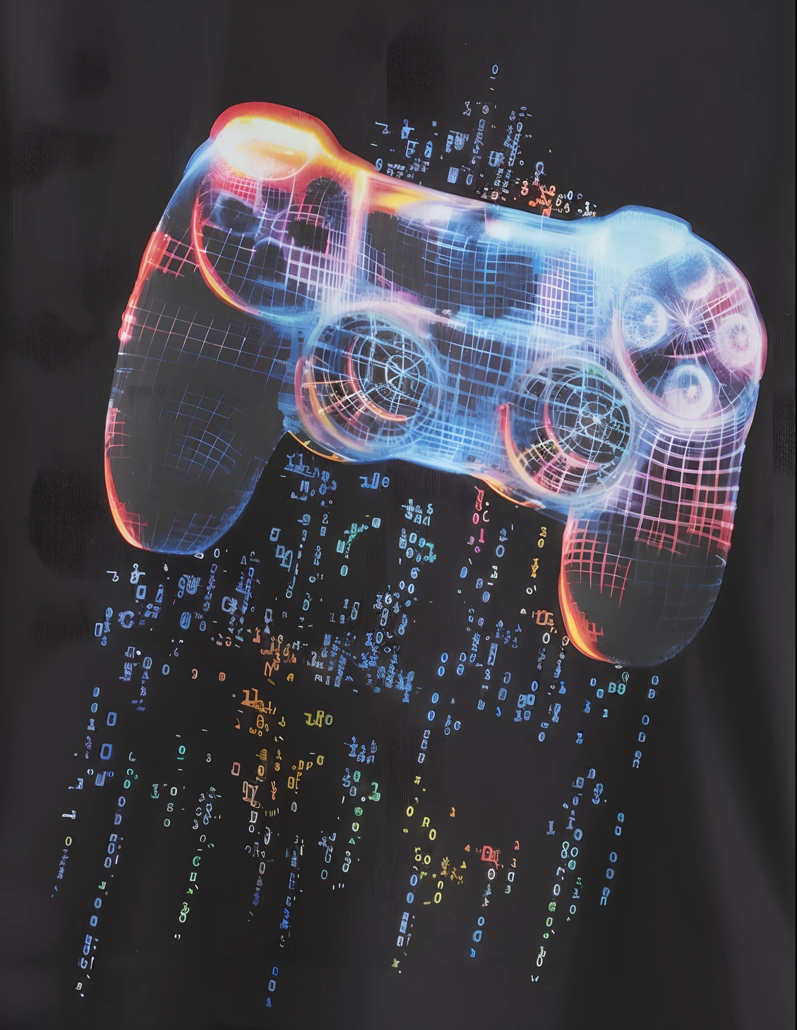 controle neon art