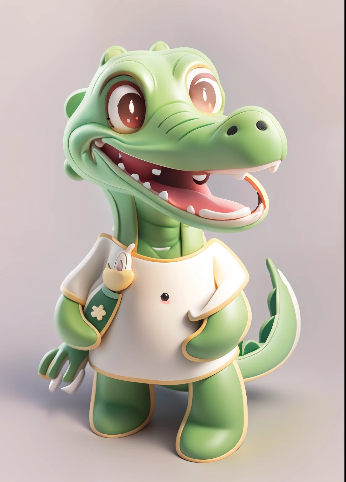 Cute crocodile mascot