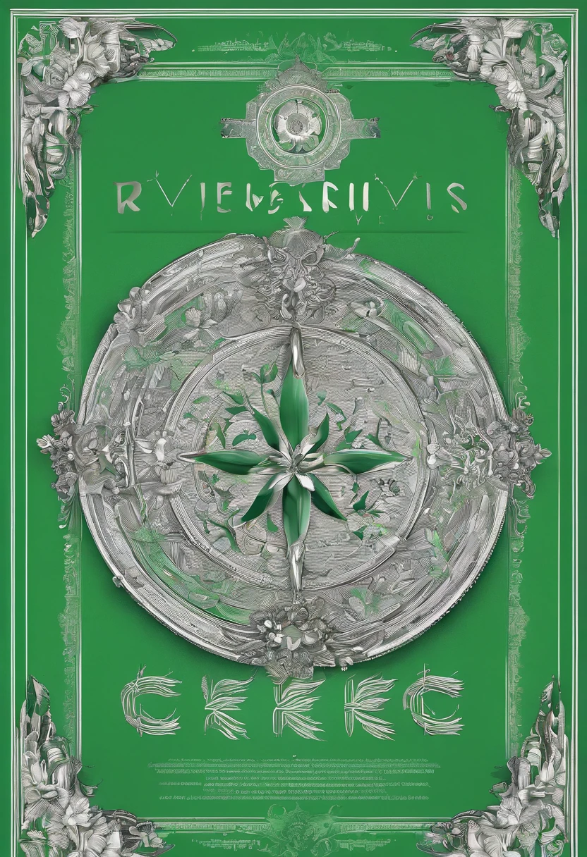 Please generate an impressive image of our flagship product, a 'Verde Vivo' cannabis box. The image should showcase the box with an attractive design, highlighting the brand's quality and sophistication. Use a color palette of soft green, white, and gray to convey a relaxed and elegant vibe