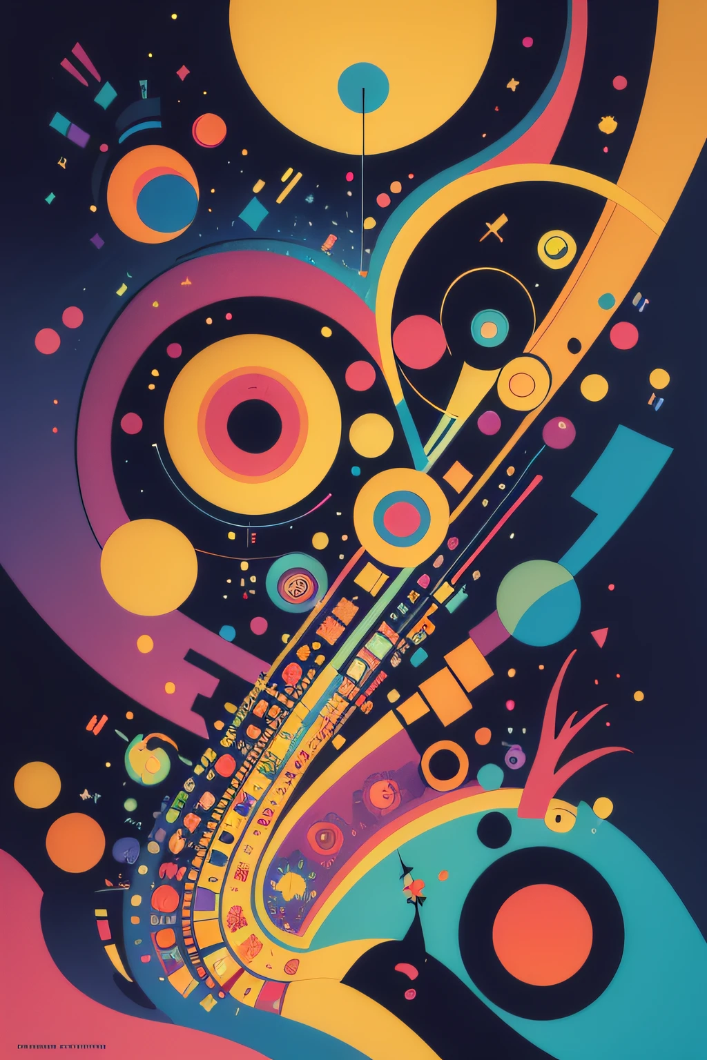 improvisation 7,wassilly kandinsky, floresta encantada