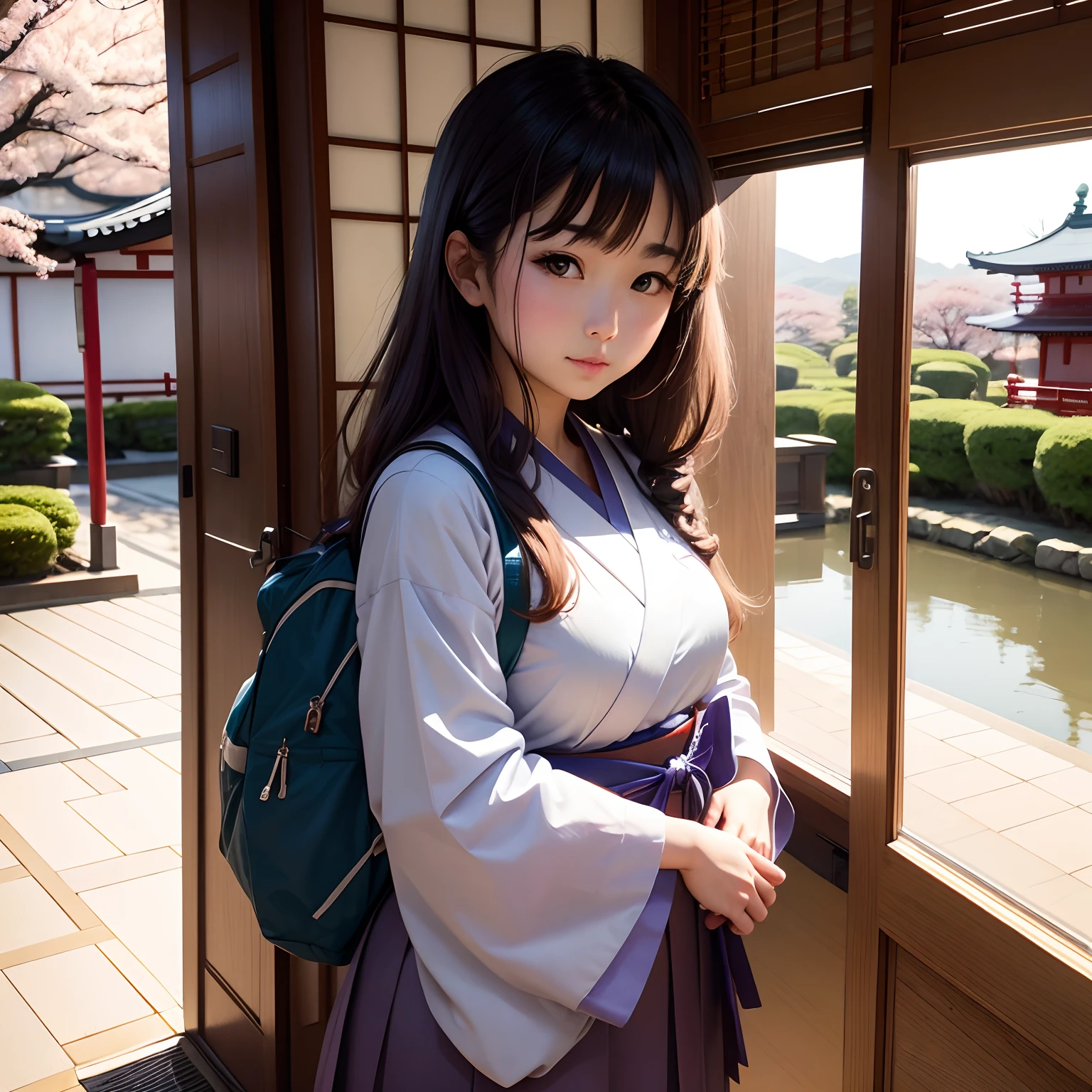 Beautiful Japan college girl