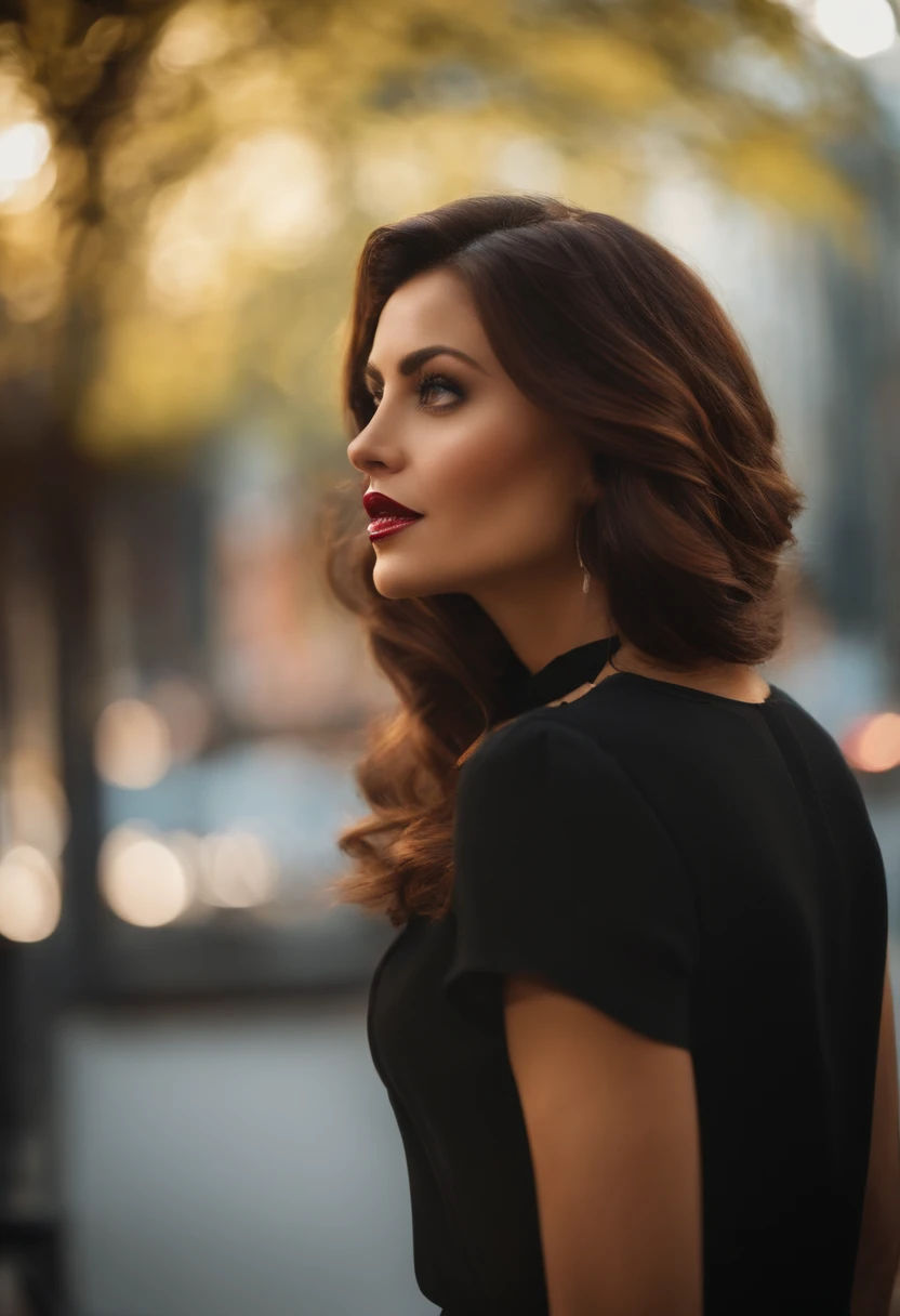 A  actress sucking a slender