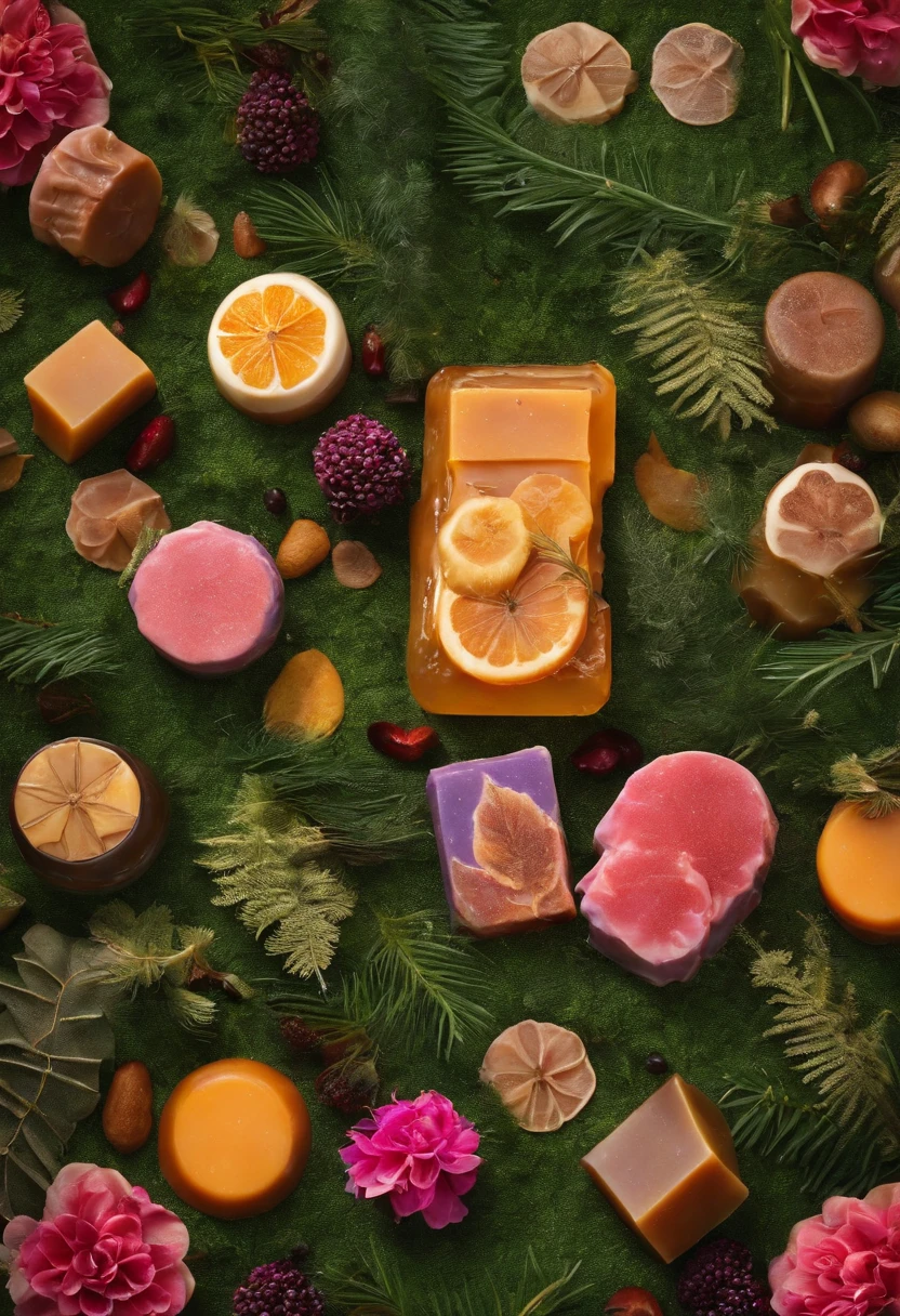 Soap bar fighting in the forest