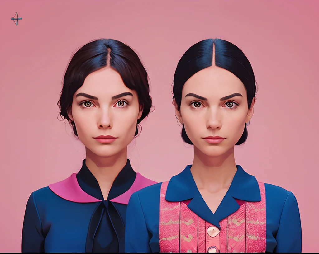 Design a vector of a scene to convey night-time, in the style of wes Anderson. use pastel tones. flat lighting. flat on to the subject. symmetry.