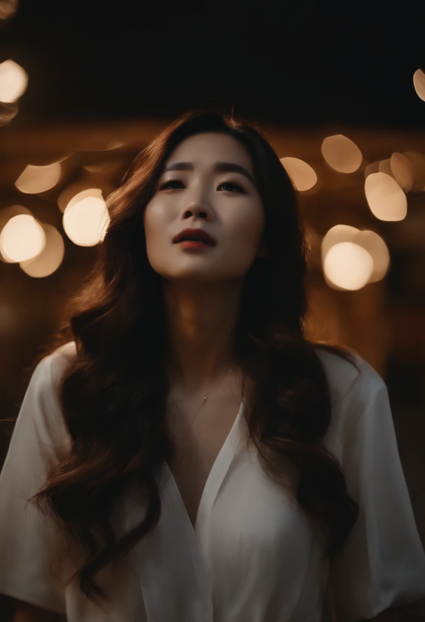 jovem coreana cantando