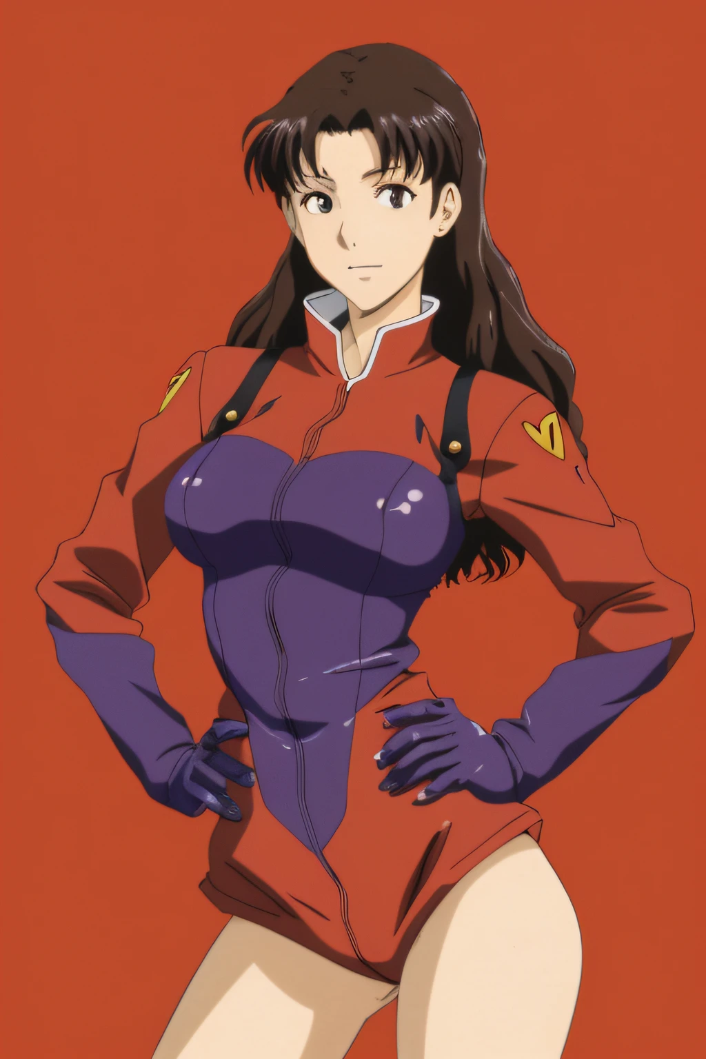 Misato Katsuragi, evangelion, eva 01, mini vestido, Japan, sexy, obra maestra, calidad cinematografica, retrato, calidad realista