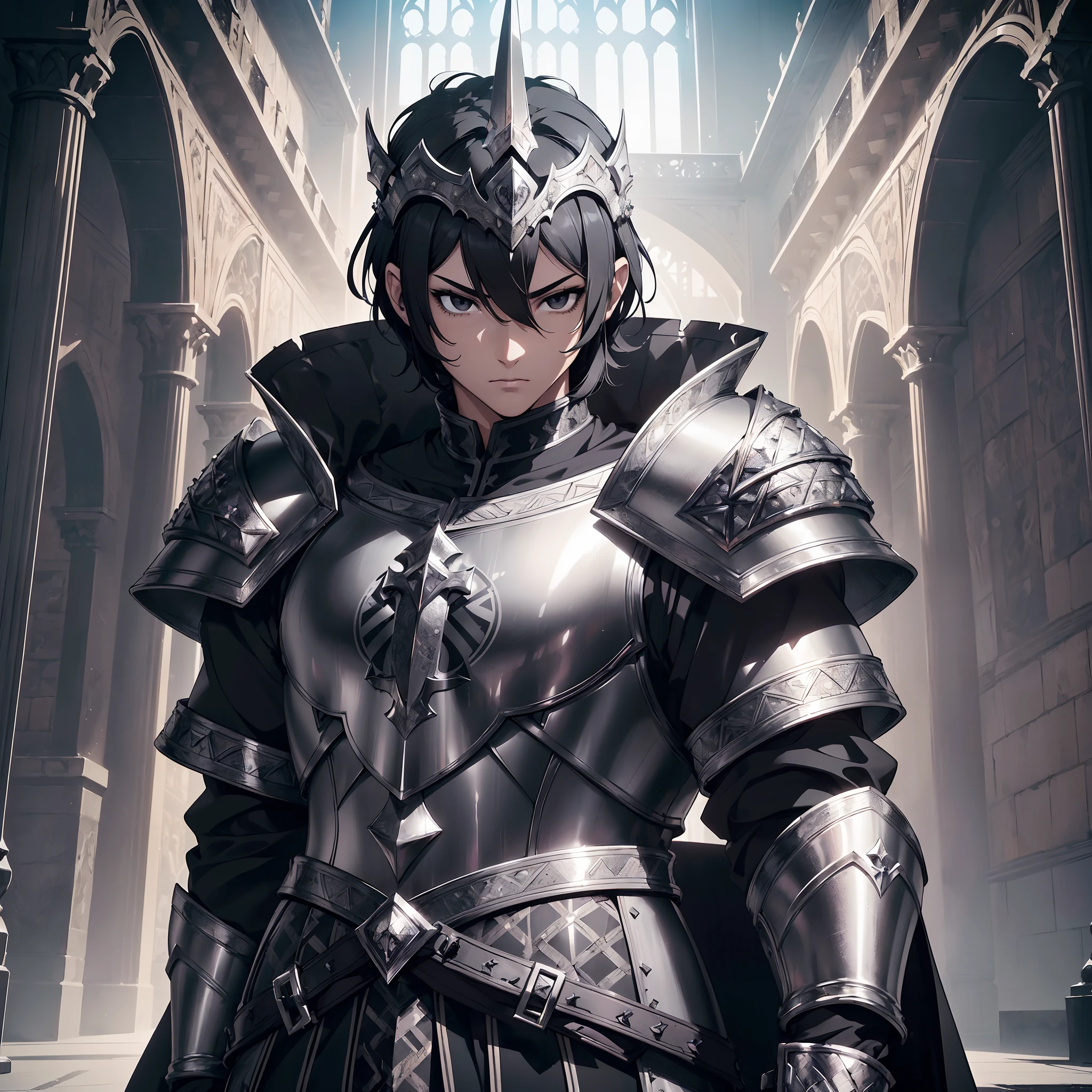 128K Ultra High Definition,
128K Ultra High Quality,
128K Ultra High Resolution,
Best Definition,
Best Quality,
Best Resolution,
Perfectly Detailed,
Perfectly Designed,
Extremely Detailed,
Extremely Designed,
Hyper Detailed,
Hyper Definition,
Hyper Quality,
Hyper Resolution,
Masterpiece,
(((Anime))),
Body Shot,
(((Boy))),
Handsome,
Muscular Body,
(((Black Short Hair))),
(((Black Eyes))),
(((Hyper Detailed & Perfectly Designed Platinum Armor Plates))),
(((Hyper Detailed & Perfectly Designed Engraving Jeweled Baron Armor With Headpiece))),
(((Inside Of Medieval Royal Palace Background Scenery))),