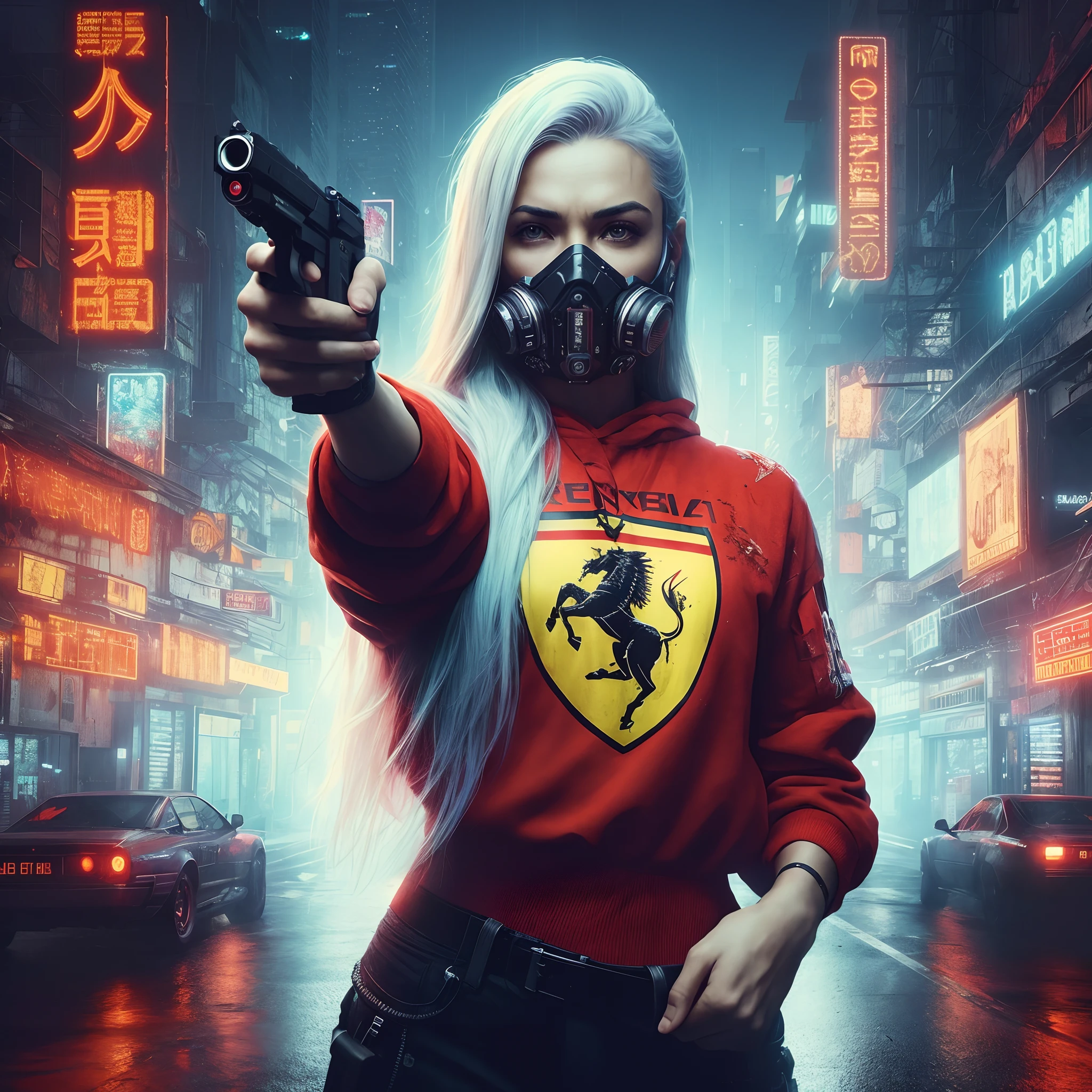 Cyberpunk aesthetics, action movie shot by Kon Satoshi, Very detailed lighting, Dramatic, trending digital art in Artstation 8k HD realistic detailed high definition, detalhado, textura da pele, hiper detalhado, textura de pele realista, melhor qualidade, Ultra alto nada, (fotorrealista: 1.4), alta resolução, detalhado, foto crua, sharp re, por Lee Jeffries Nikon D850 Film Fotografia de Stock 4 Kodak Portra 400 Camera F1.6 Lens Rich Colors Hyper Realistic Texture Dramatic Lighting UnrealEngine trend in ArtStation Cinestill 800