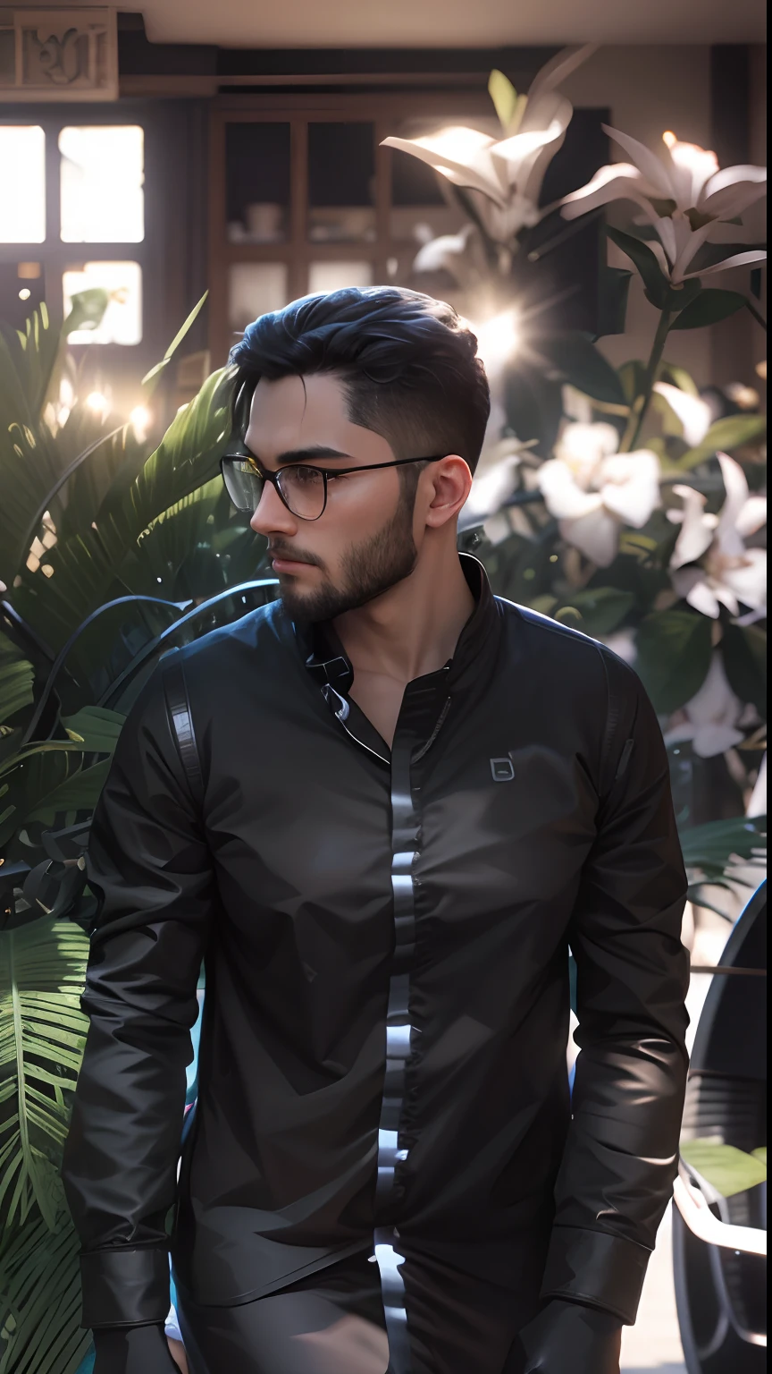Remove background, si-fi, black bike, highly detailed, 8k, masterpiece, dress , detailed_background, full_body, bloom,(beautiful lighting:1.3), caustics, dynamic lighting, from_below, sexy, realistic,