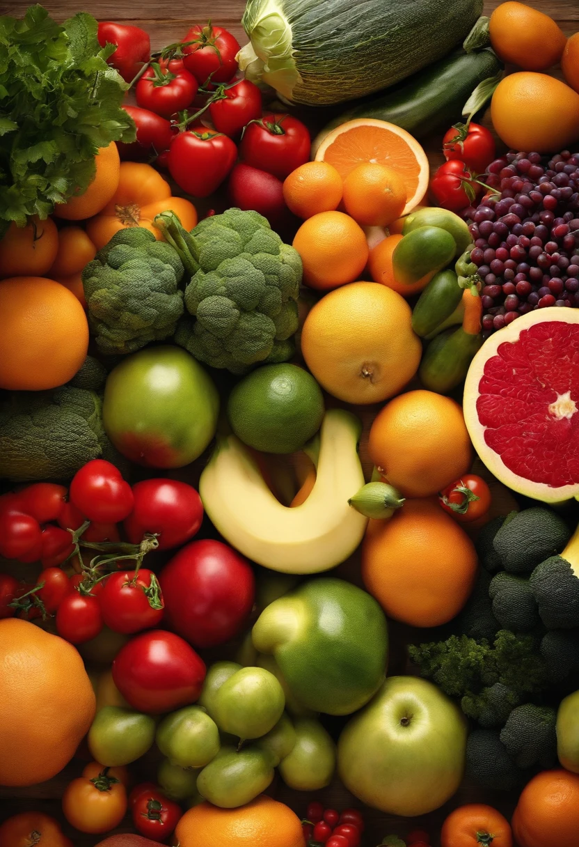 Fruit and vegetables if all kind