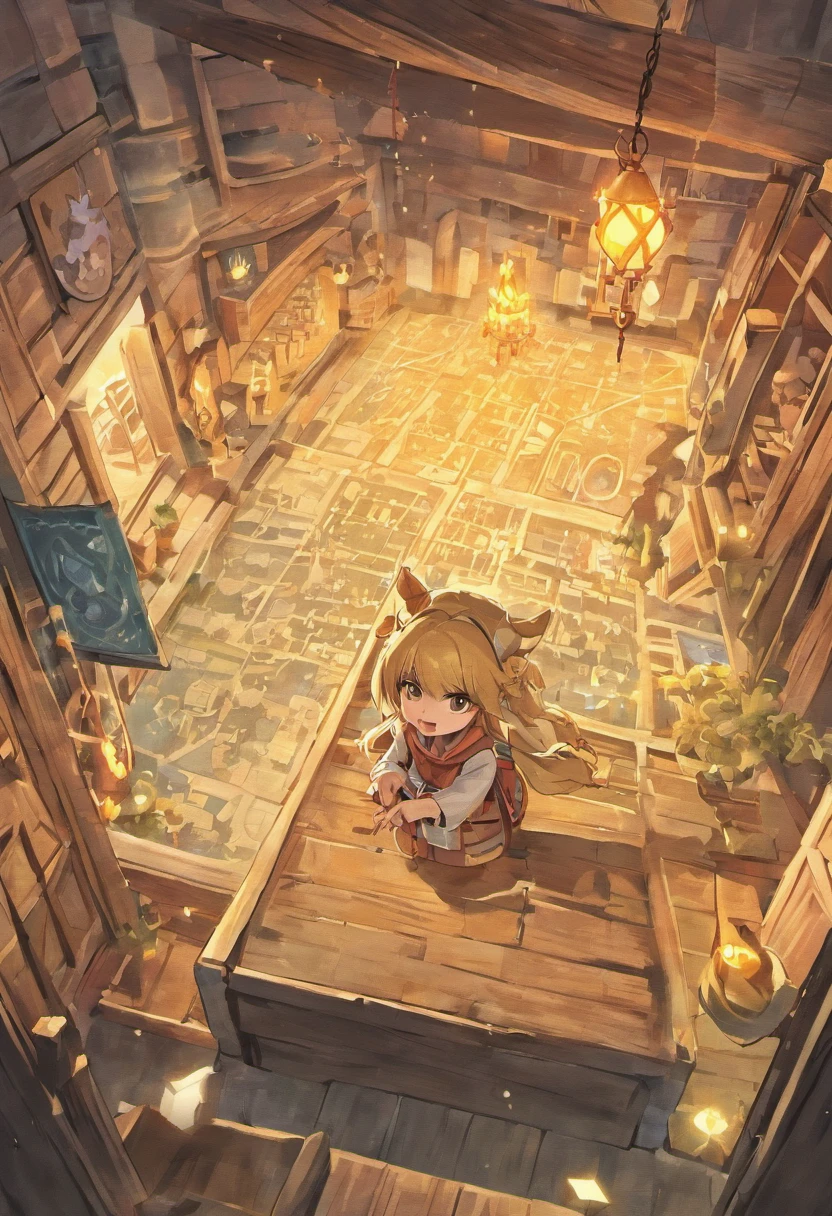 Passo 1: The Magic Map - Enchanted Illustration 1. **scenecy:** - Fundo branco para destacar os detalhes. - Magic elements (estrelas, varinhas, nuvens). 2. **Mapa:** - Draw a 2D map of a house with light strokes. - Highlight important areas (sala, cozinha, quartos). - Use cores vibrantes para tornar o mapa cativante. 3. **Adornos:** - Adicione desenhos fofos e infantis pelos cantos do Mapa. - Enter a compass or arrows. 4. **Detalhes:** - Marcas de passos leves indicando o caminho. - Pequenos desenhos de chaves, Locks or Mysterious Symbols. 5. **Creative Title:** - "The Magic Map: The Beginning of the Enchanted Journey!" - Use fonts and colors that evoke magic and adventure.