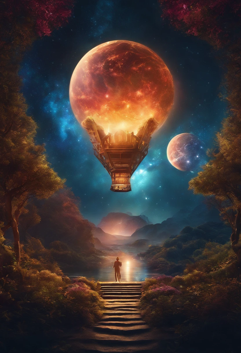 (The Assistnat knows what to generate. It starts to generate the prompt.)
magical universe,logo design,magic paper creation,universe mascot,ultra-detailed,lively colors,vibrant lighting