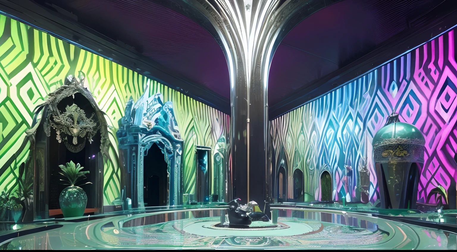 Ntamorpho, arte conceitual, emulation of the work of Salvador Dalí and H.r. Giger, Surreal scenery with biomorphic elements, paleta de cores perturbadoras com tons de verde e violeta, Surrealist lighting to highlight deformities, alta resolução, perspectiva distorcida, qualidade de imagem excepcional com foco na singularidade do ser.