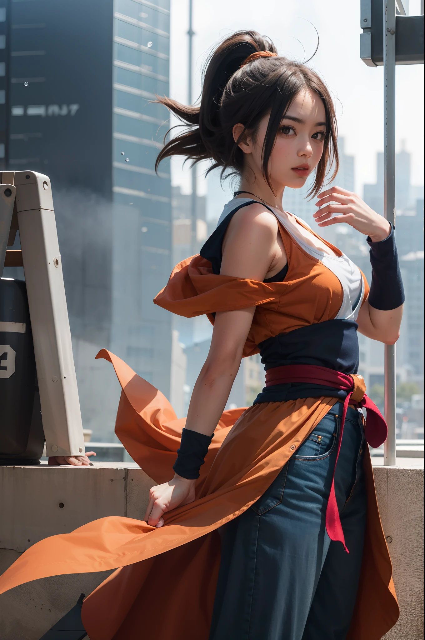 Esposa de Goku realista dbz