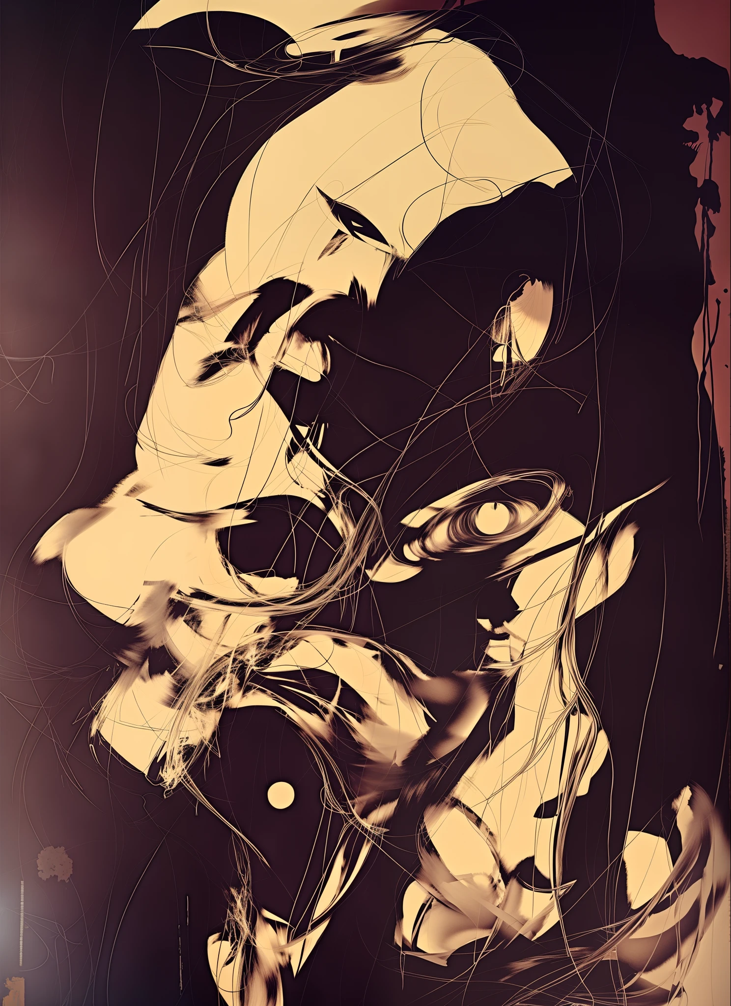 "In the drought of age you quench me with thirst", in the style of adrian ghenie, esao andrews, jenny saville, edward hopper, surrealism, dark art by james jean, takato yamamoto, inkpunk minimalism --auto --s2